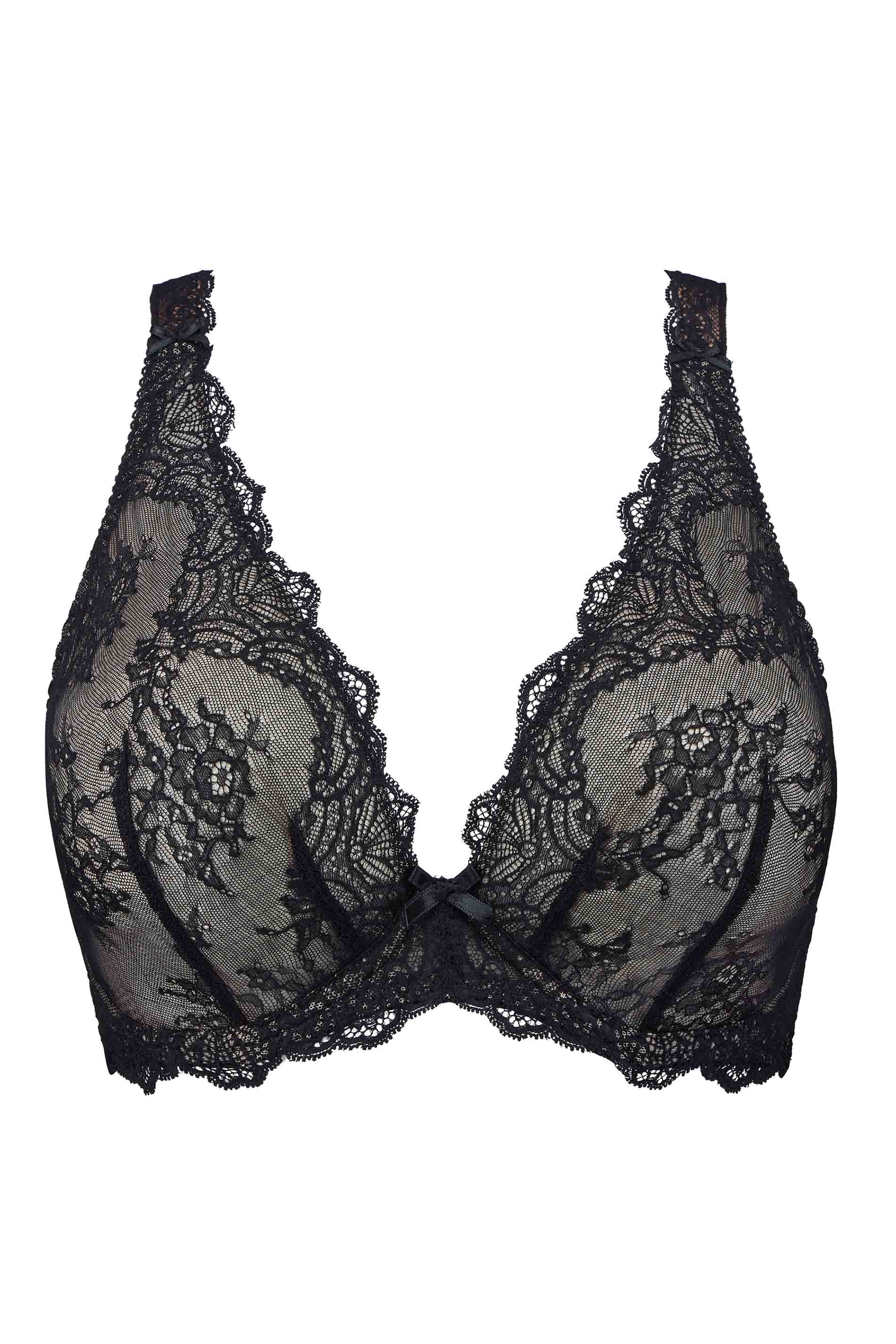 TRIANGLE BRA - NOIR / fs