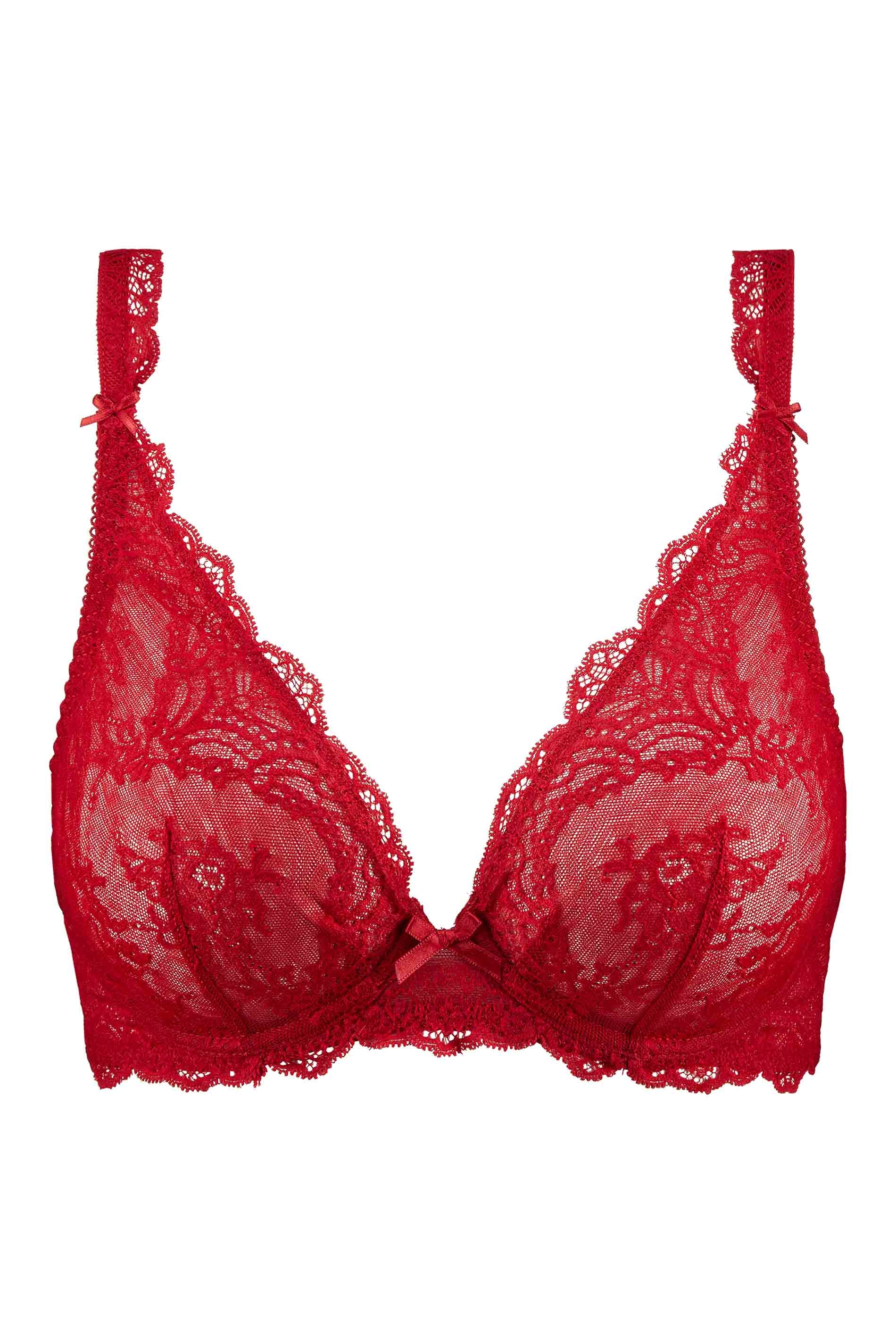 TRIANGLE BRA - IRRESISTIBLE RED