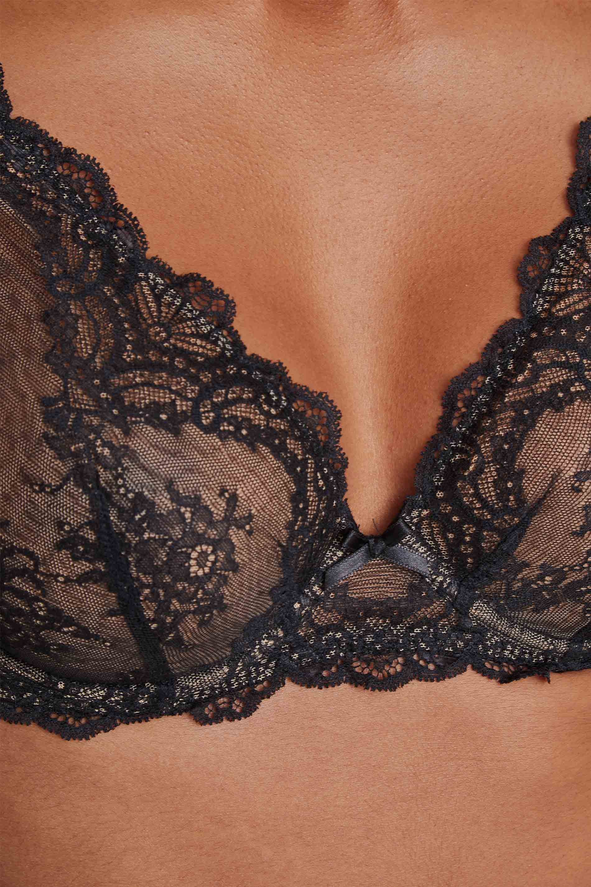 TRIANGLE BRA - NOIR / detail02
