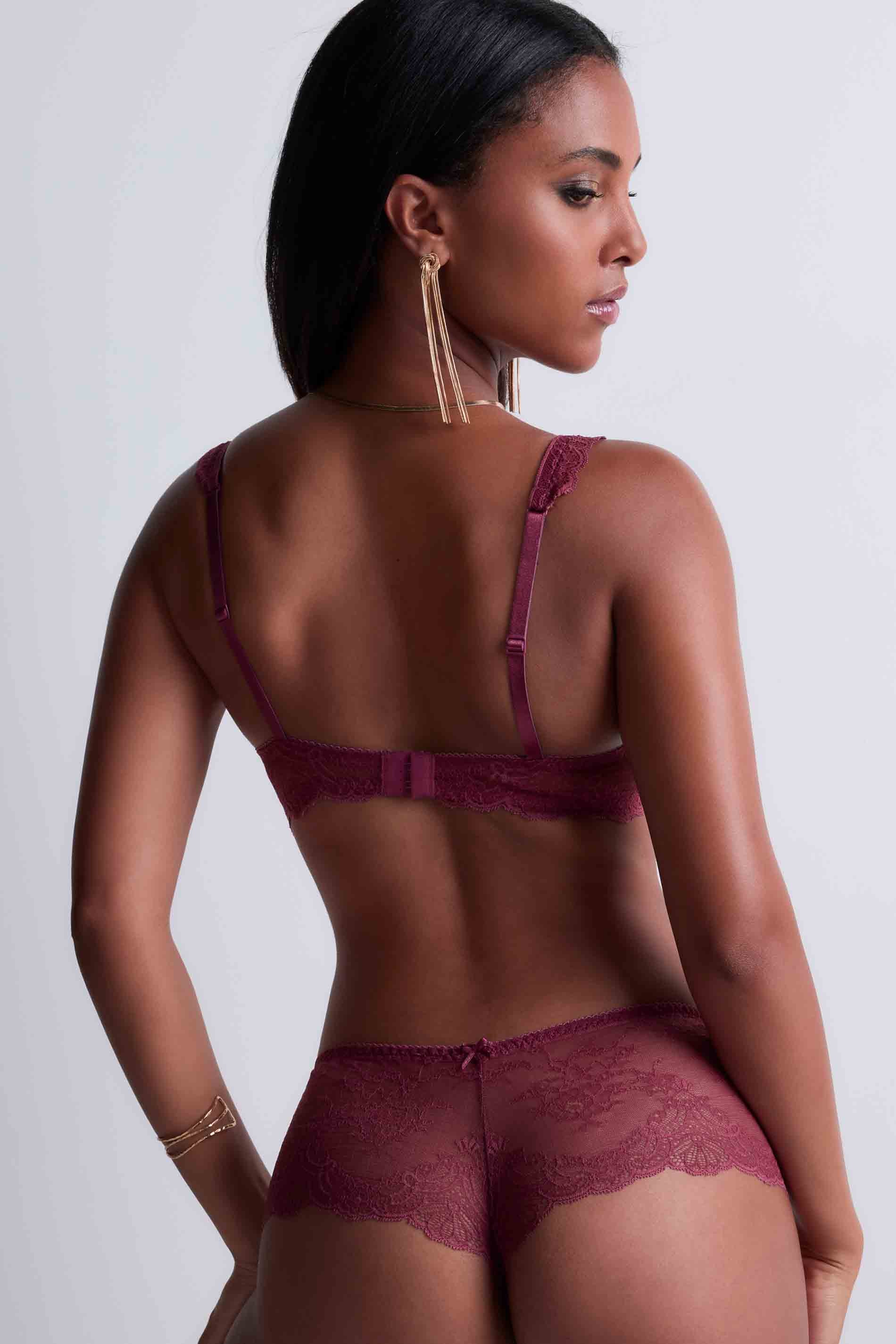 CHEEKY BRIEF - MULBERRY / back