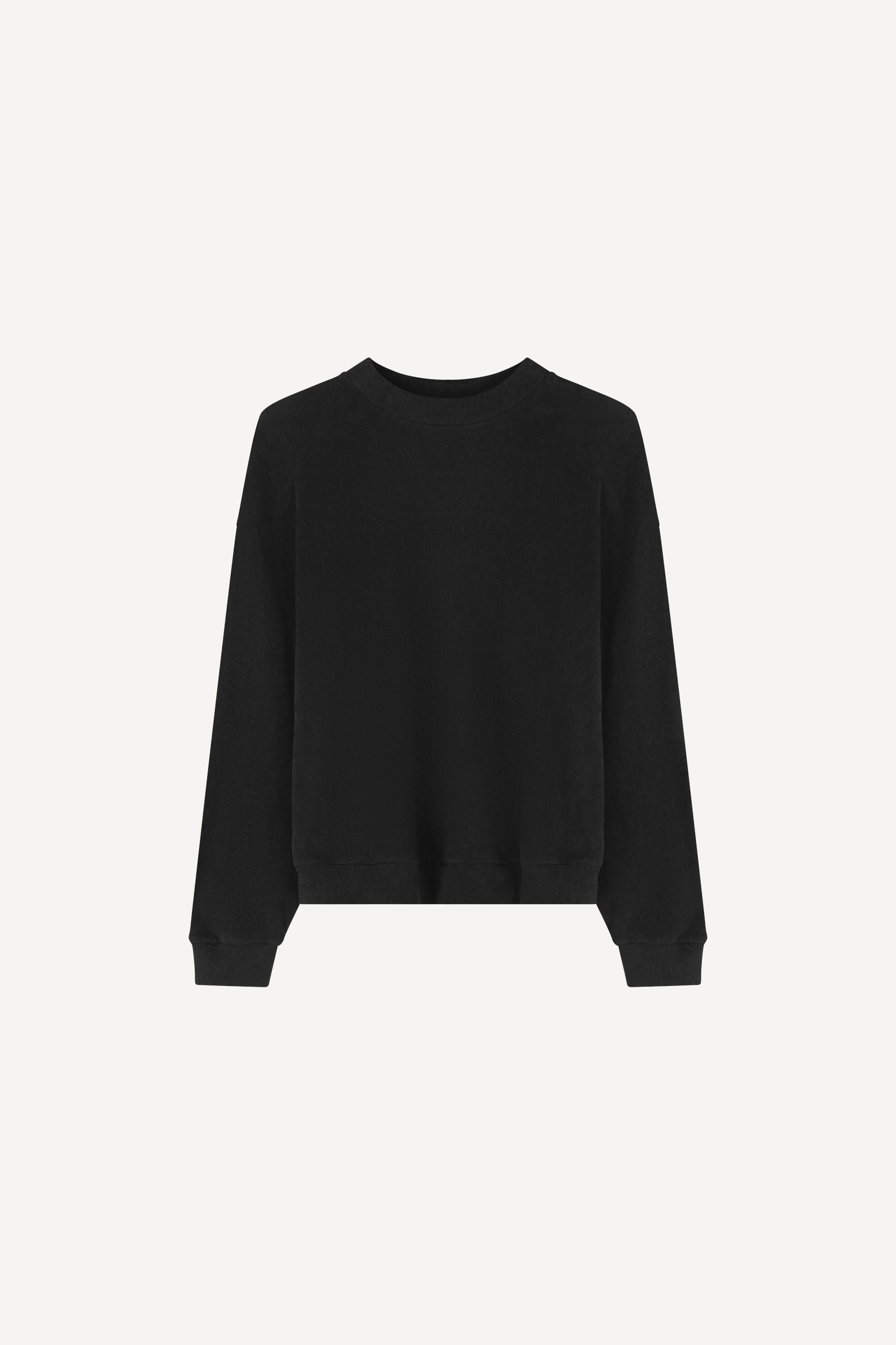 Women's top knitted - BLACK