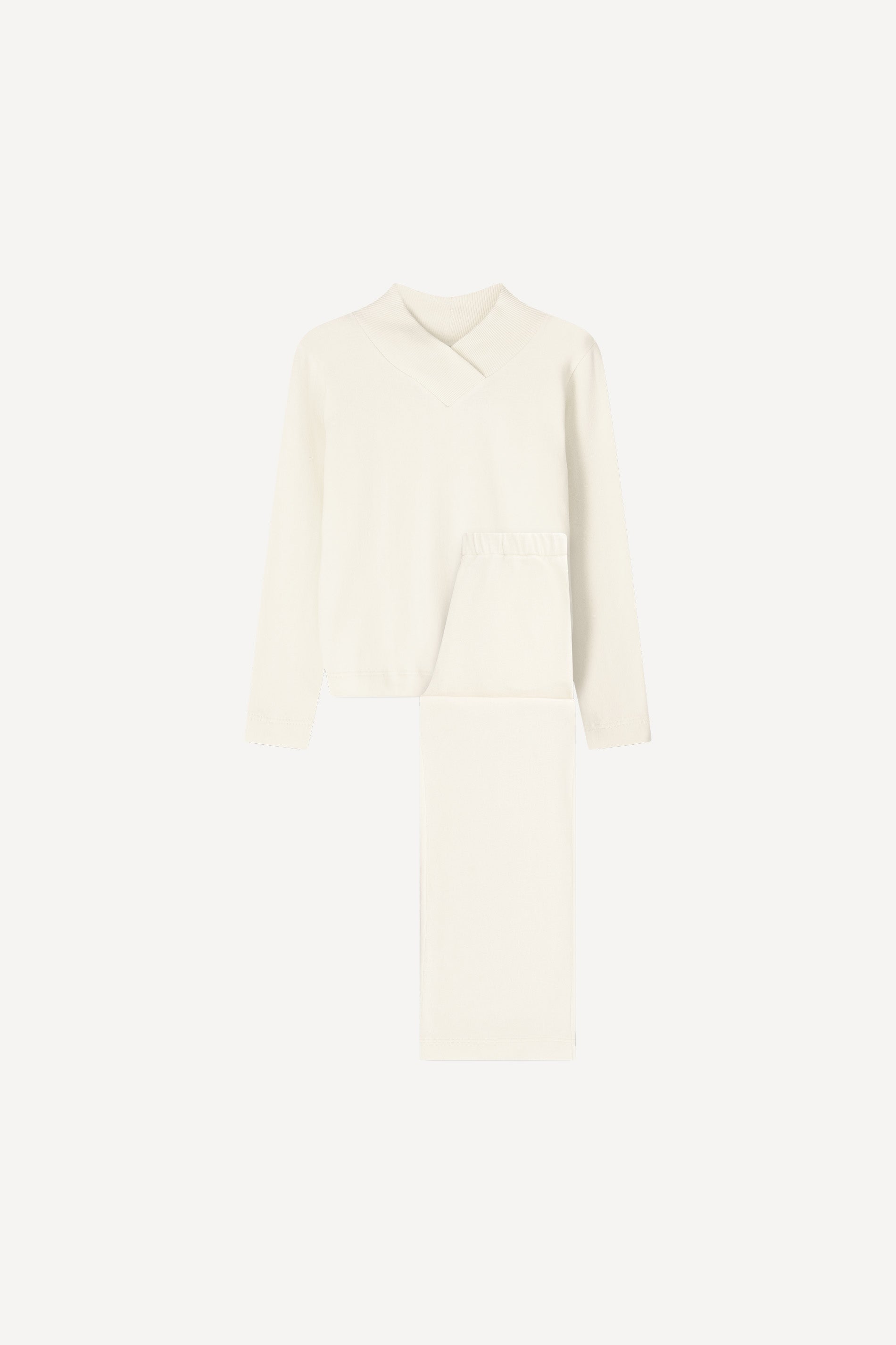 Women's pyjama knitted - IVORY