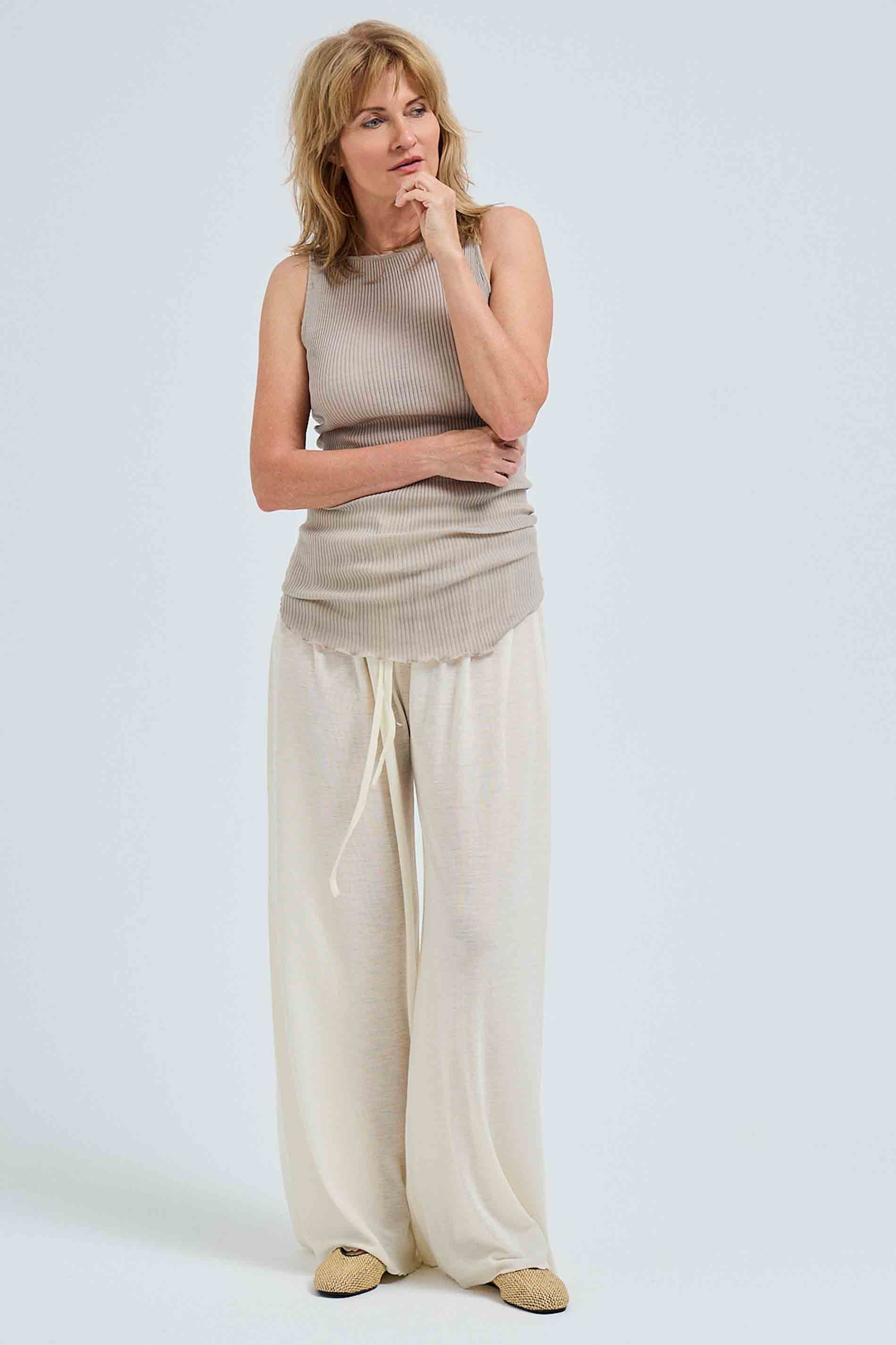 Strap Top Fresco - beige