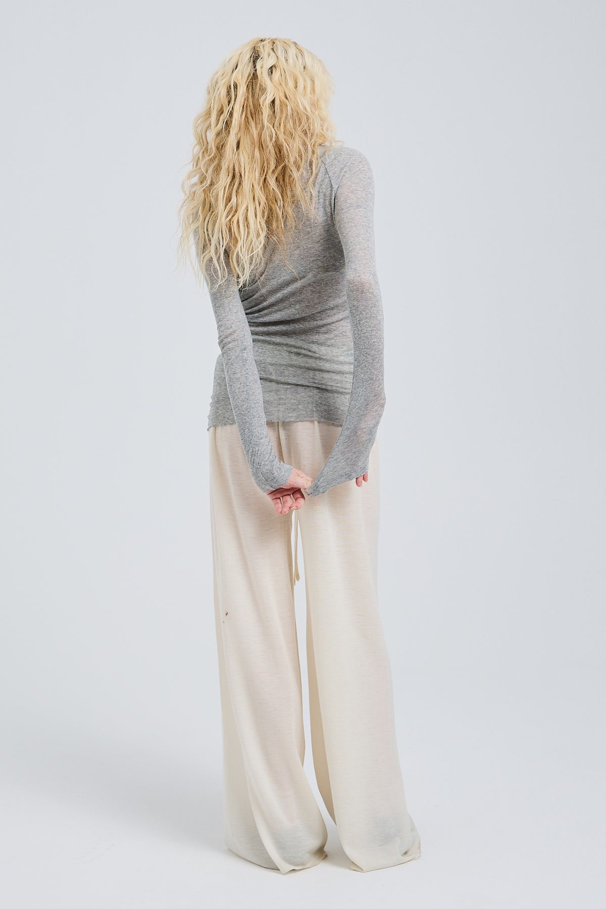 L/S T-Shirt Elvira - grey melange