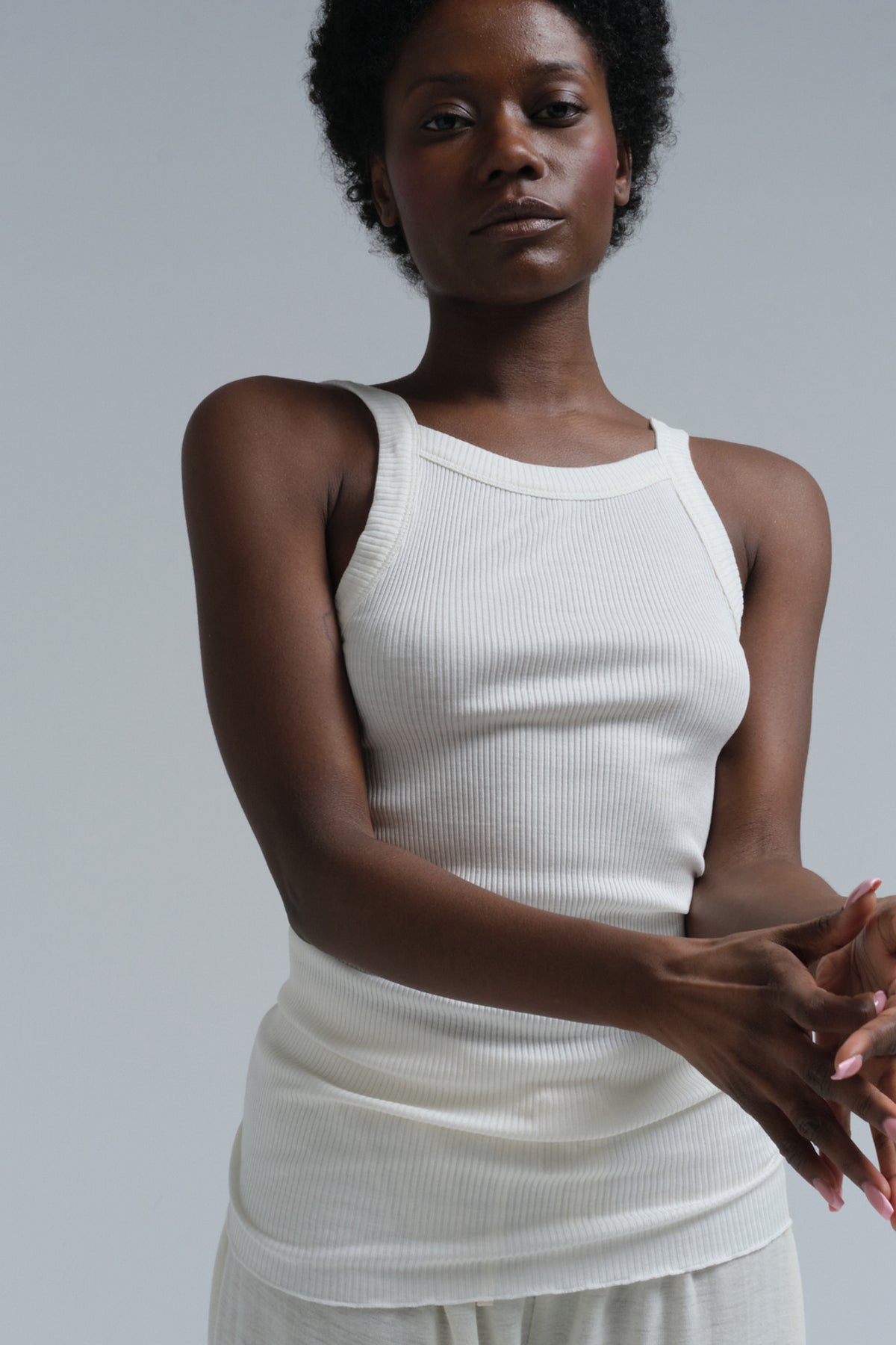 Strap Top Silky Daze - off-white