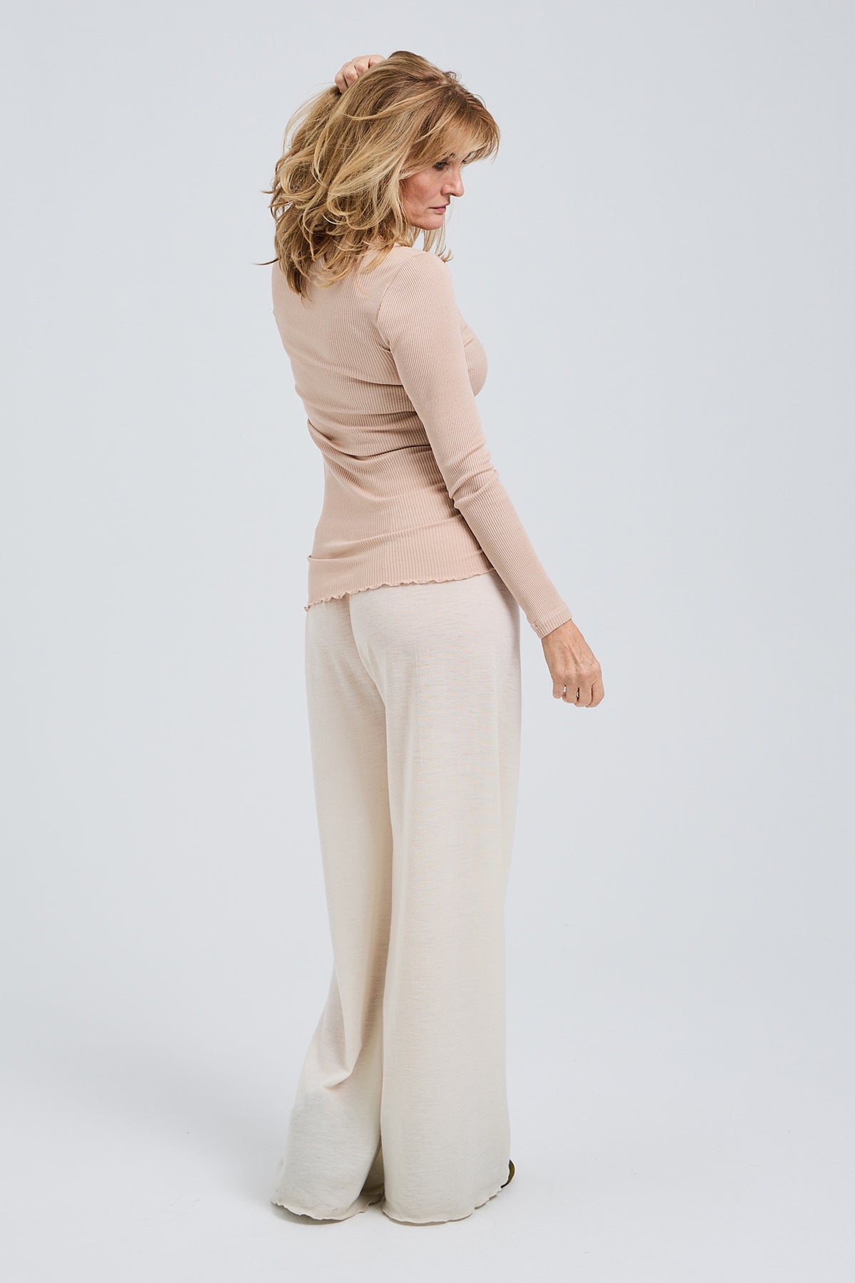 Blouse Silky Fiore - rosie beige