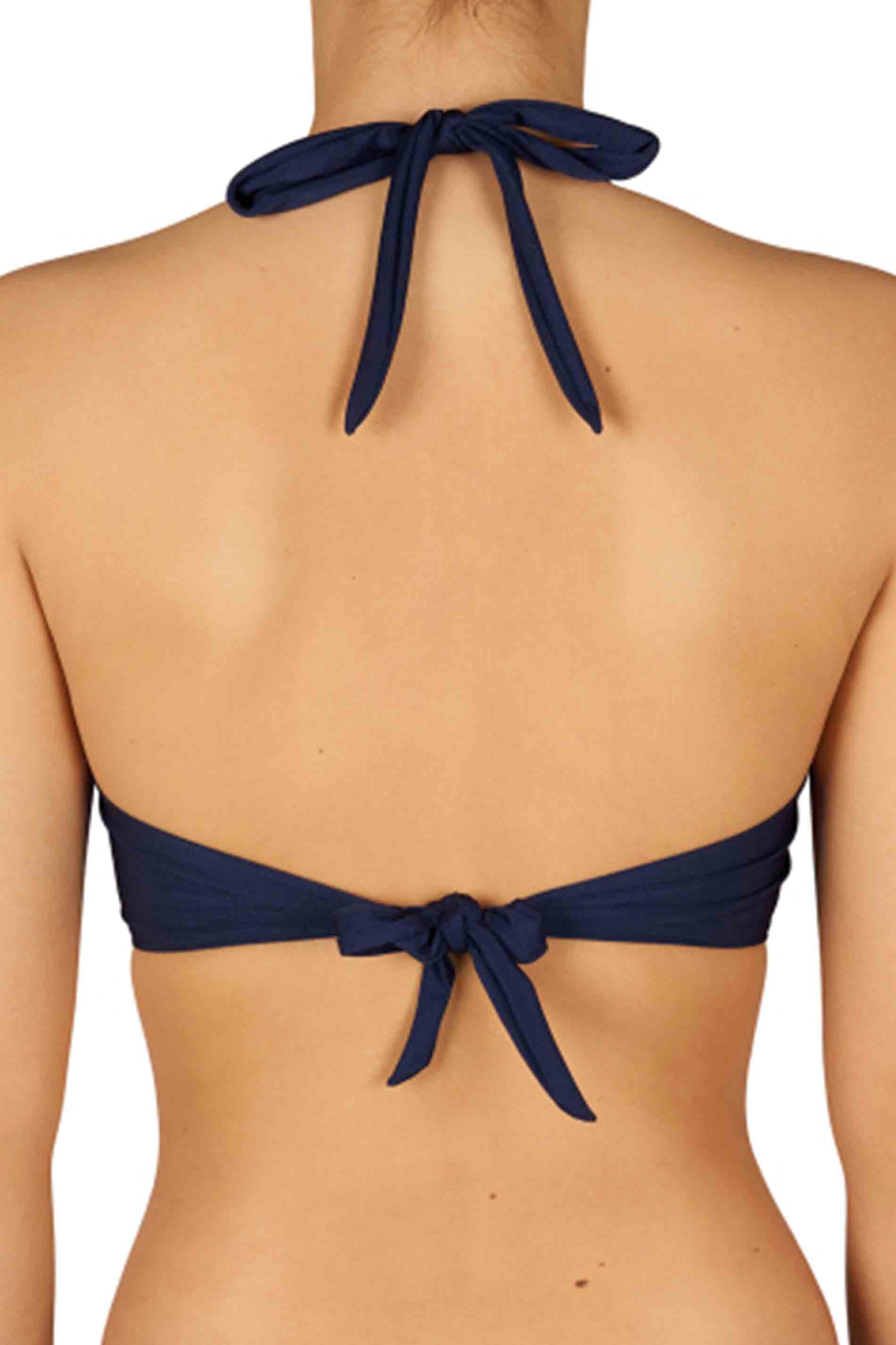 Sanaby Bikini Bra - NAVY / back