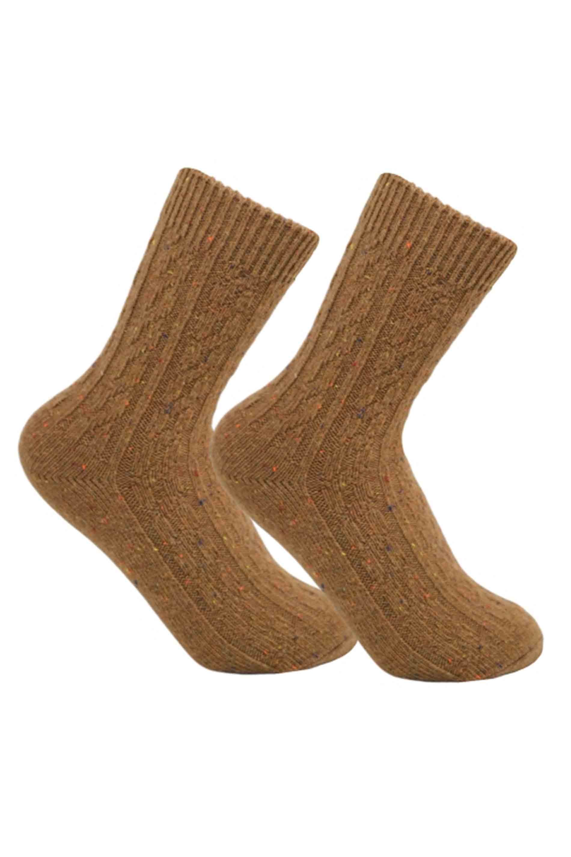 sandy dots - cognac / front