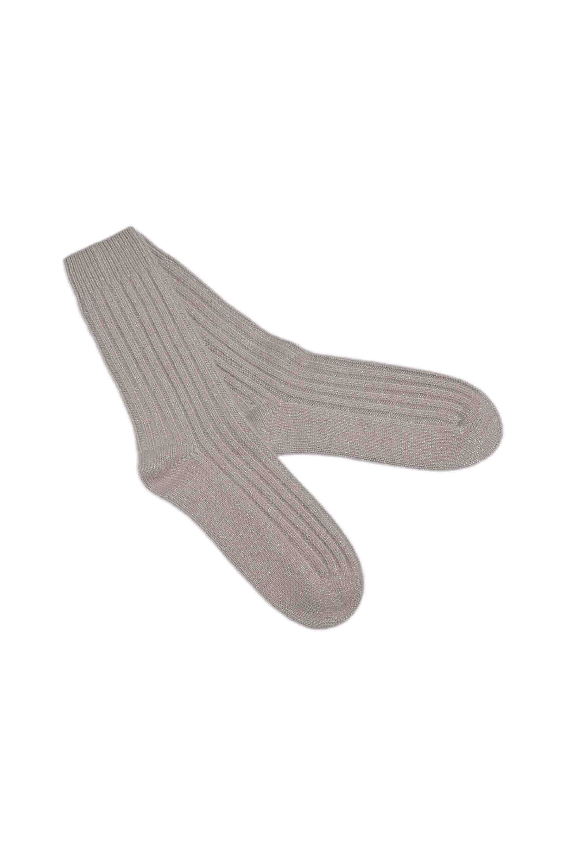 Socken Blair Lurex - stonegrey / front