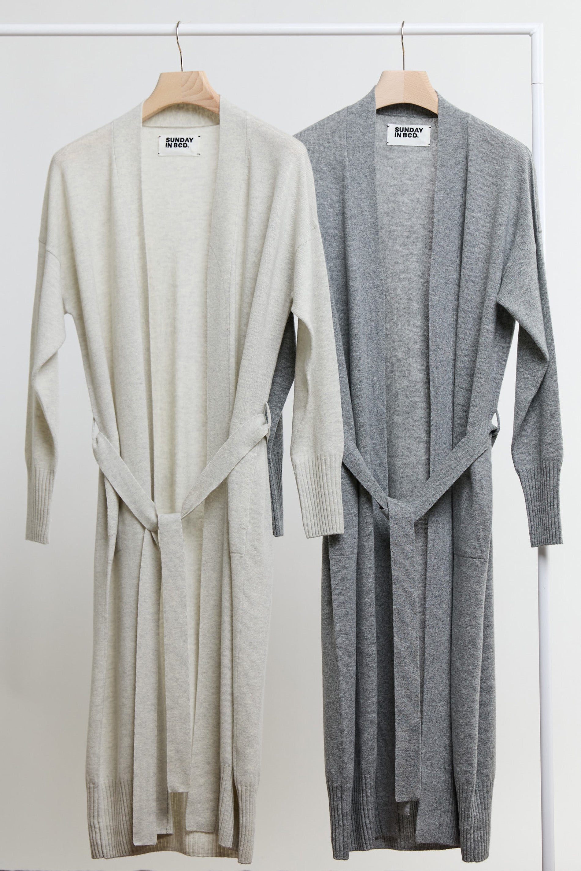Mantel knit - cream melange