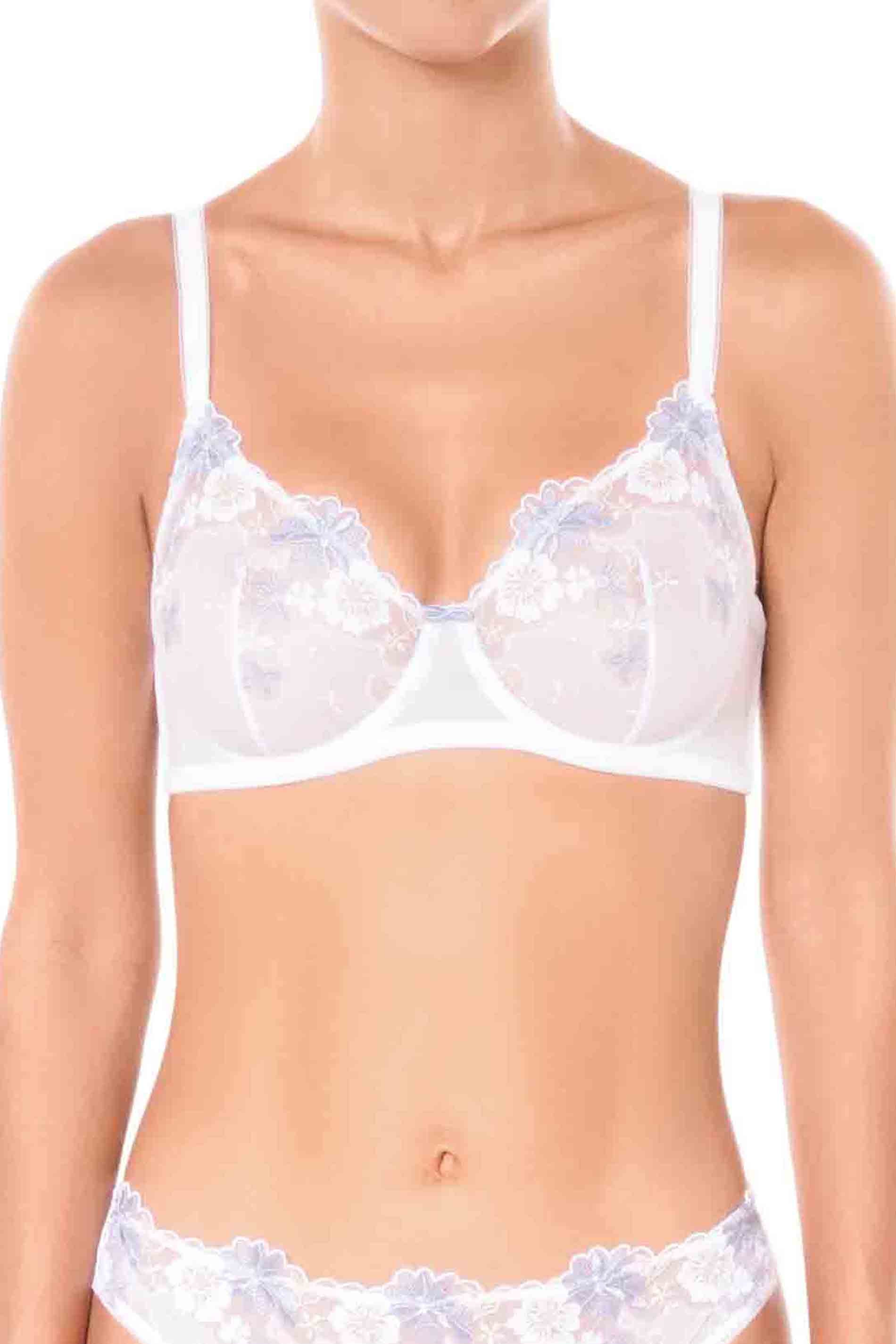 Sweet Modal Underwire - floral white / front