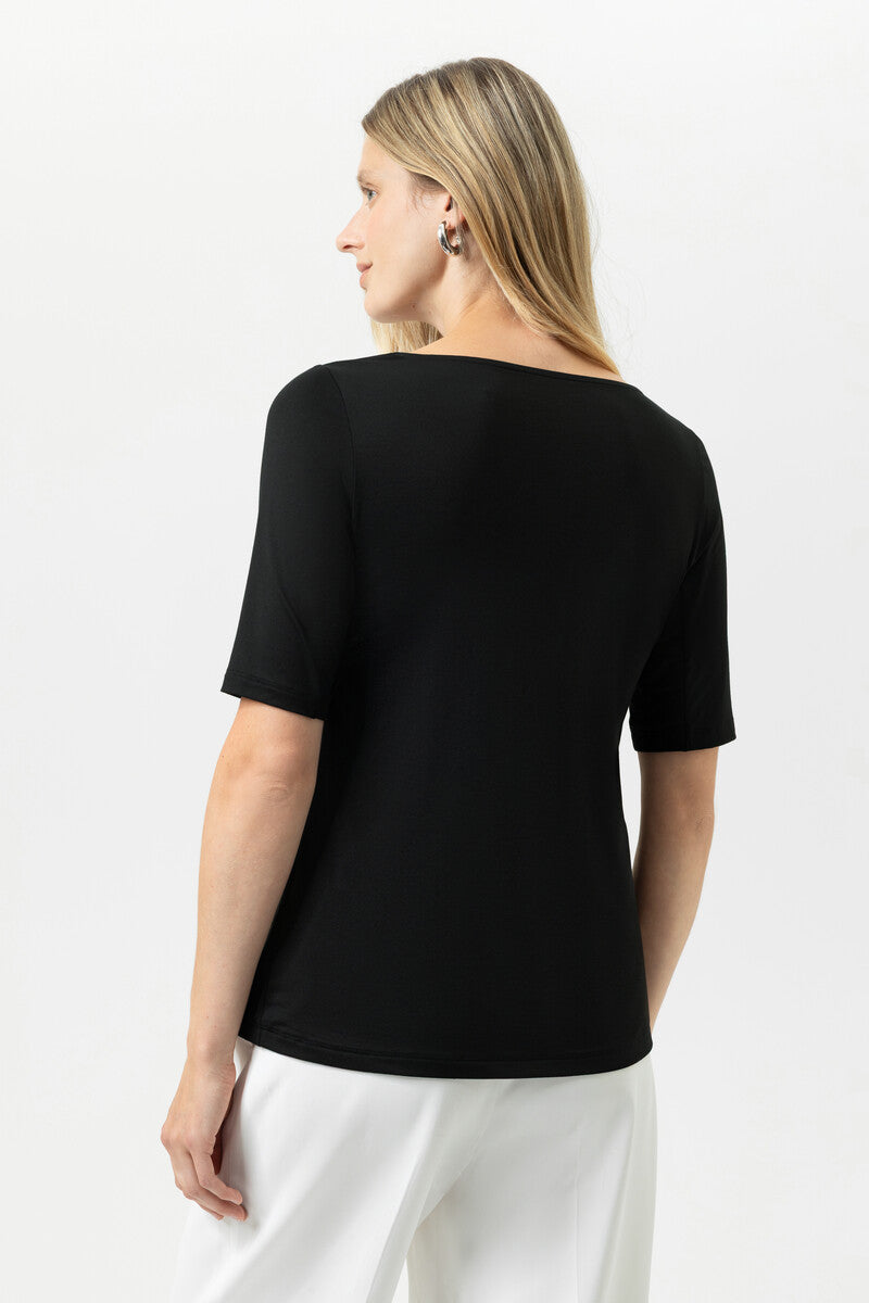 T-Shirt Serie Blazershirt - schwarz