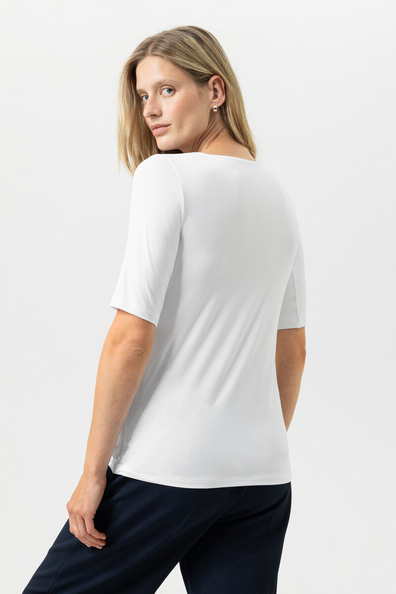 T-Shirt Serie Blazershirt - weiss