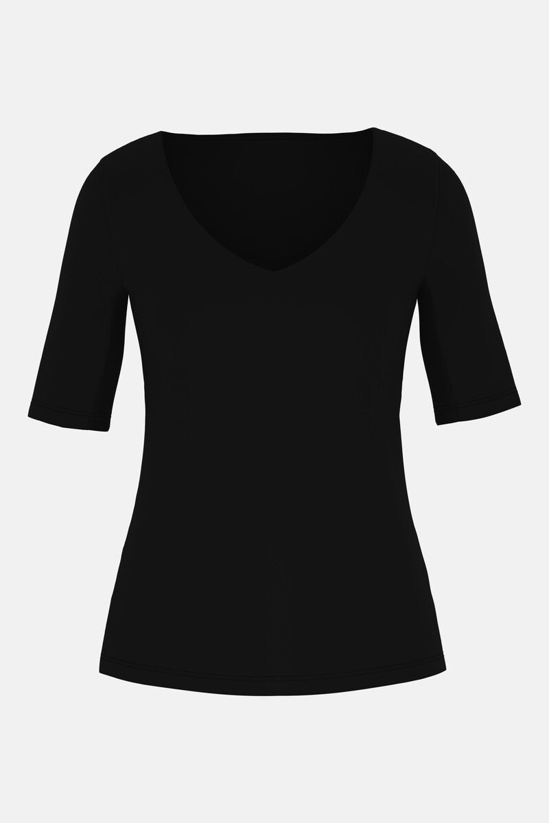 T-Shirt Serie Blazershirt - schwarz