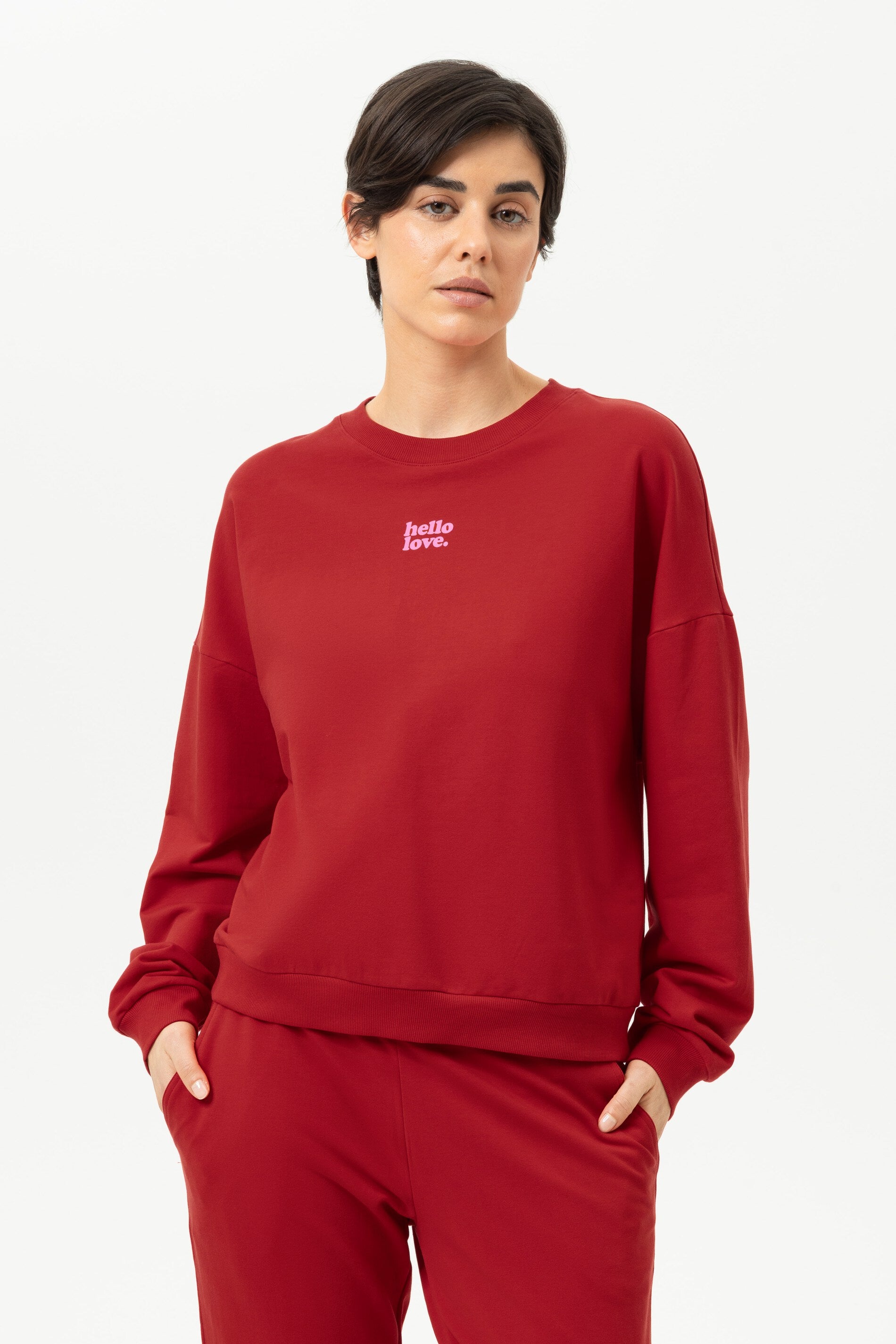 Sweatshirt Serie Cozy Nights Farbe Red Carpet