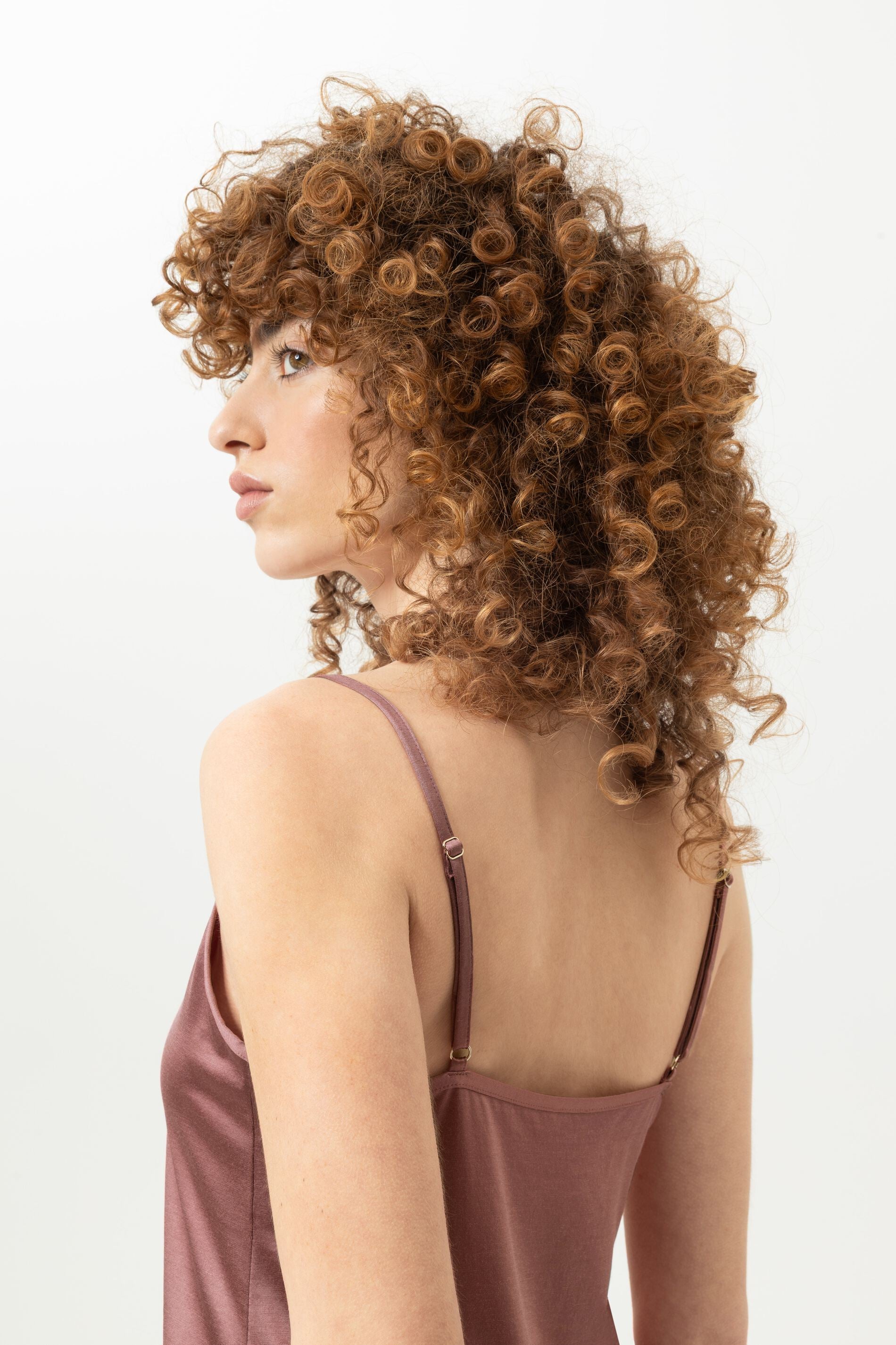 Camisole Serie Pure Shine Lace Farbe Java
