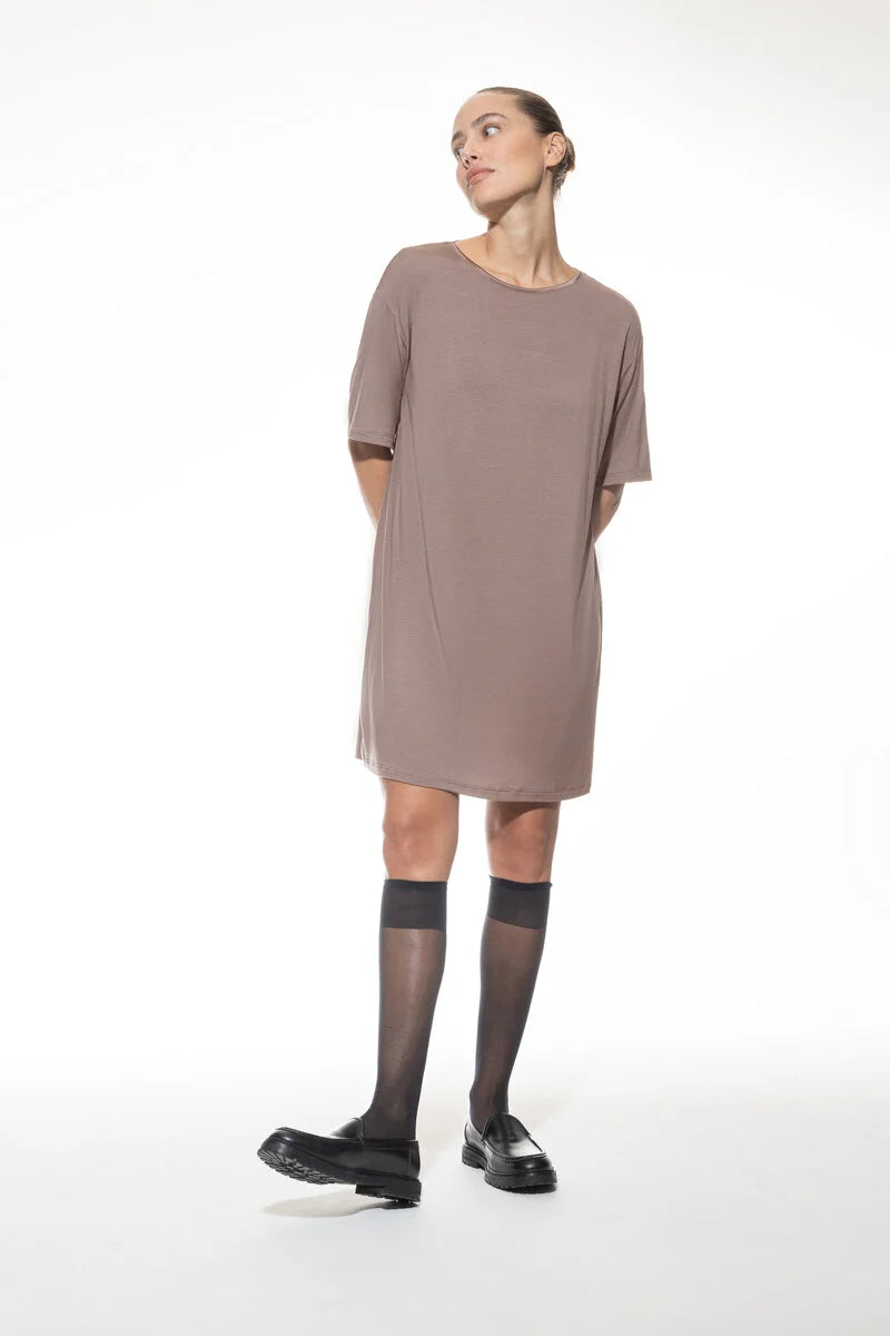 Bigshirt kurzarm - milk`n coffee