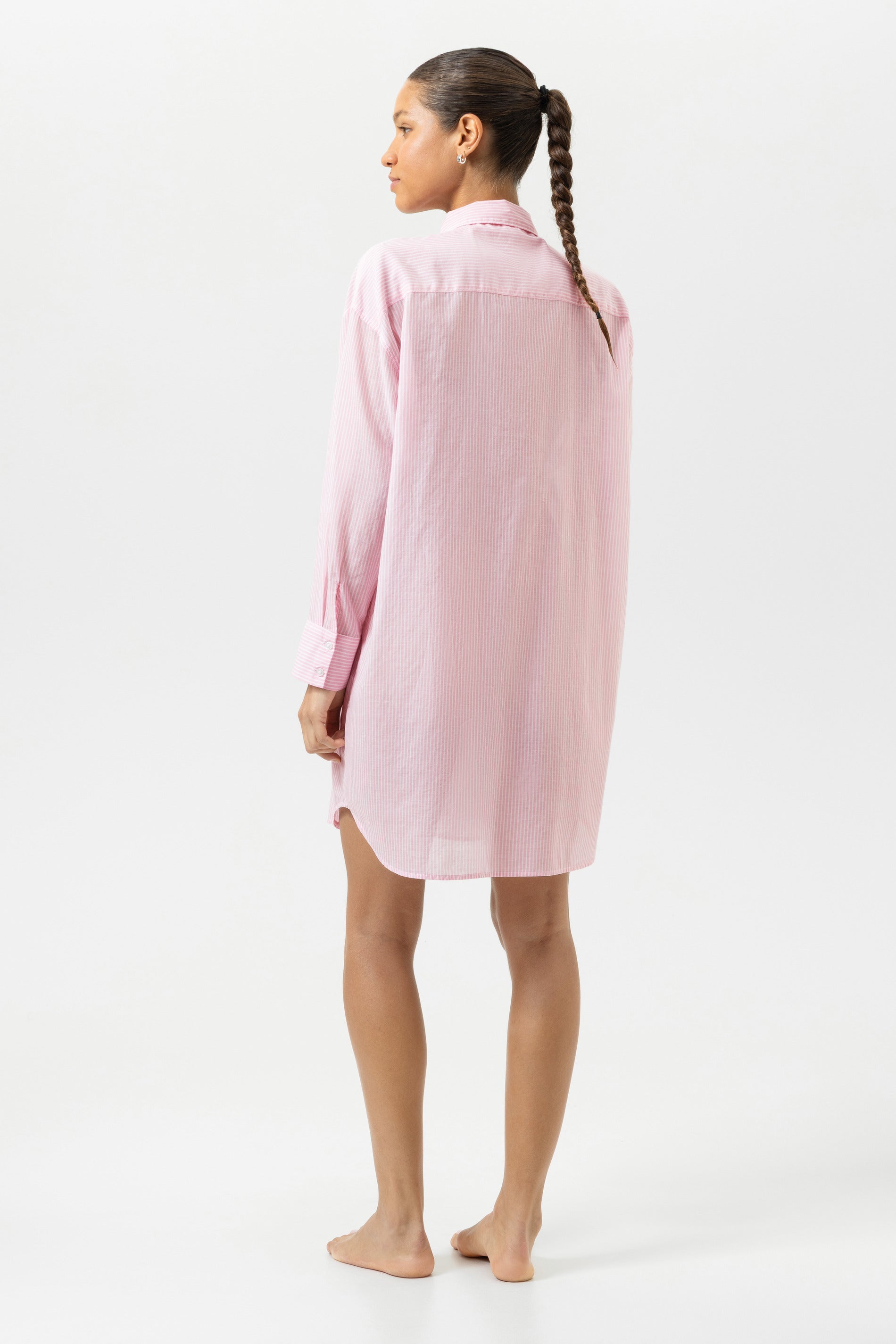 Nachthemd langarm - soft pink