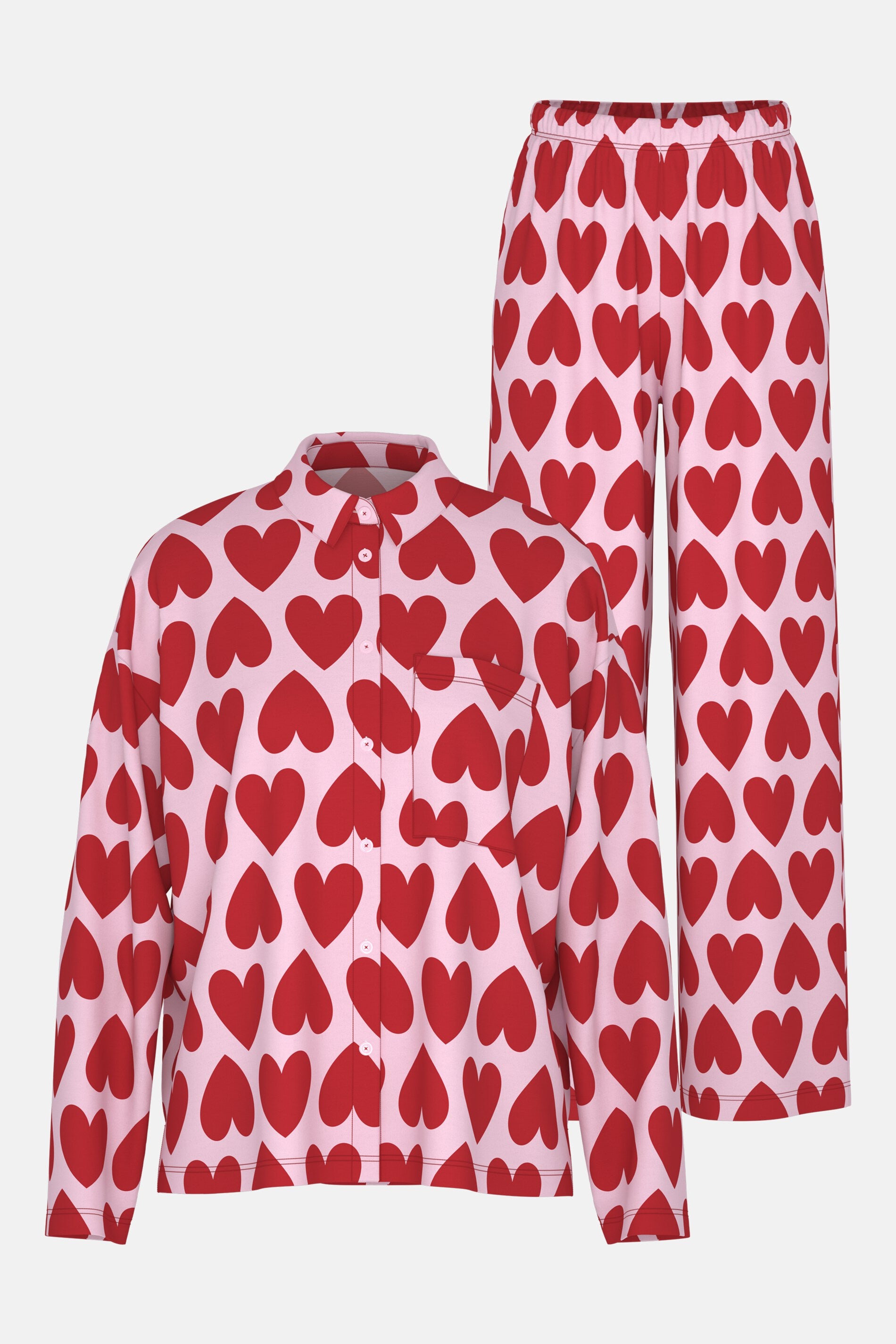 Anzug lang Serie Sugar Hearts Farbe Red Carpet