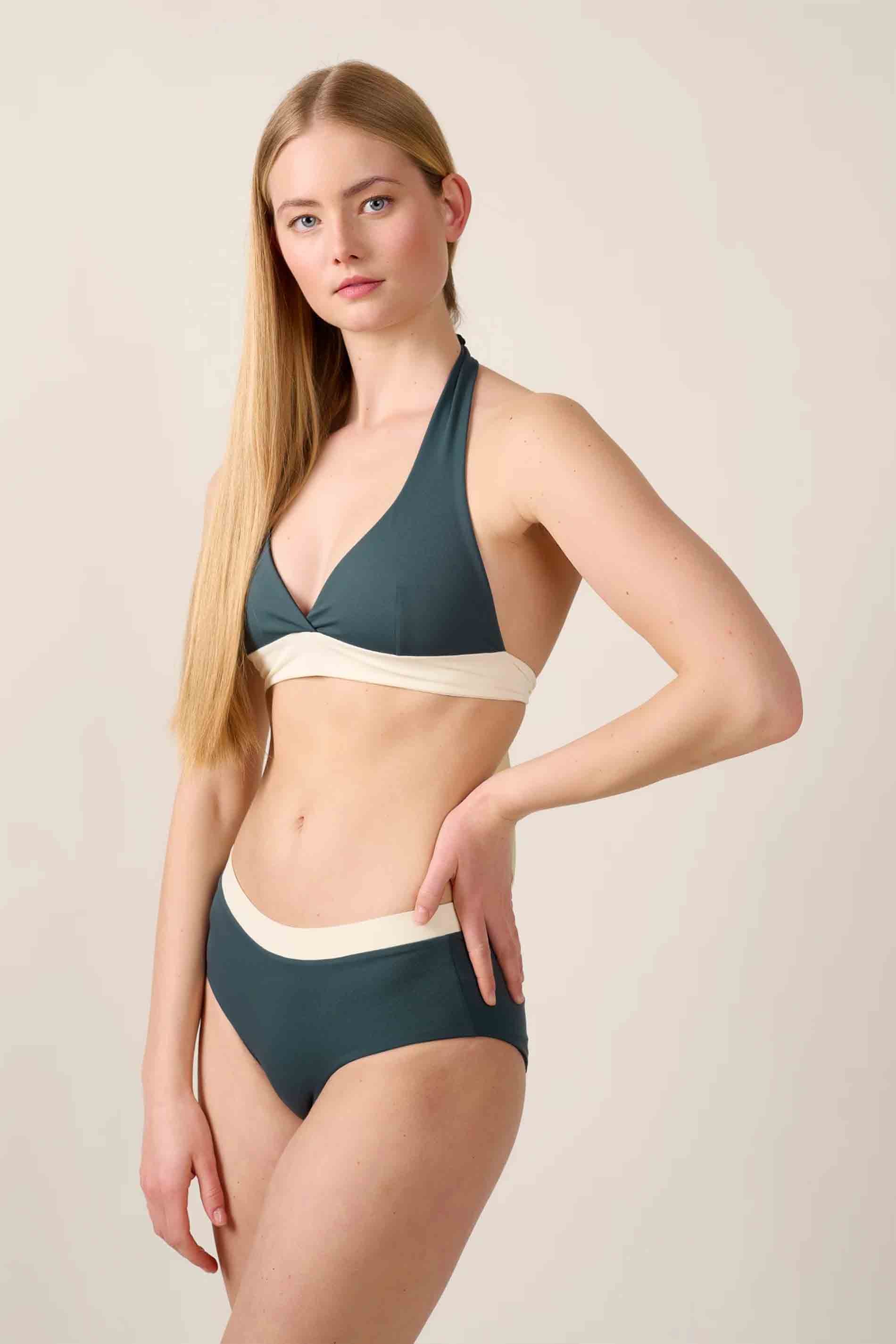 NECKHOLDER TOP - black-grey-white / detail01