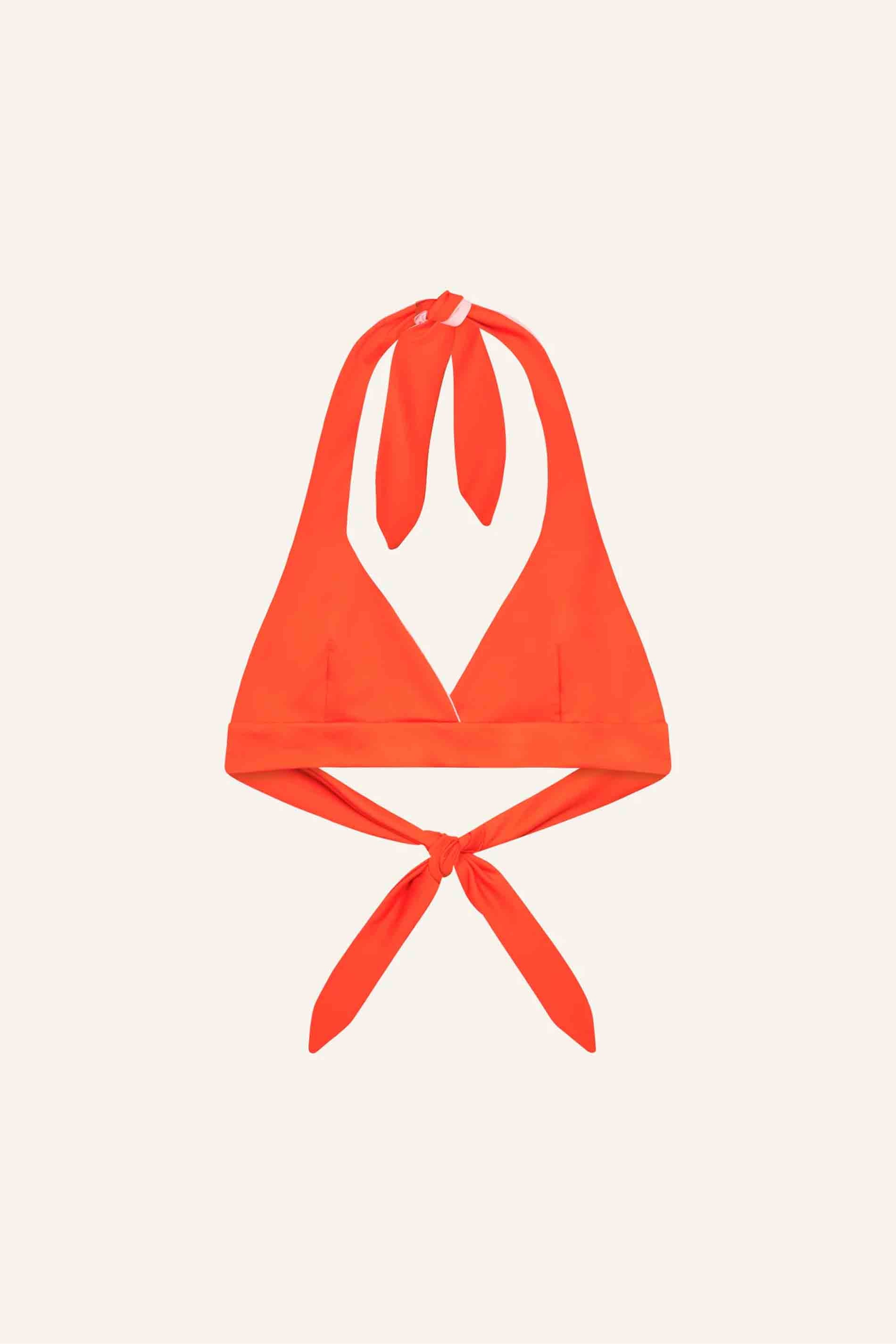 Neckholder Top - poppy macaron / detail01