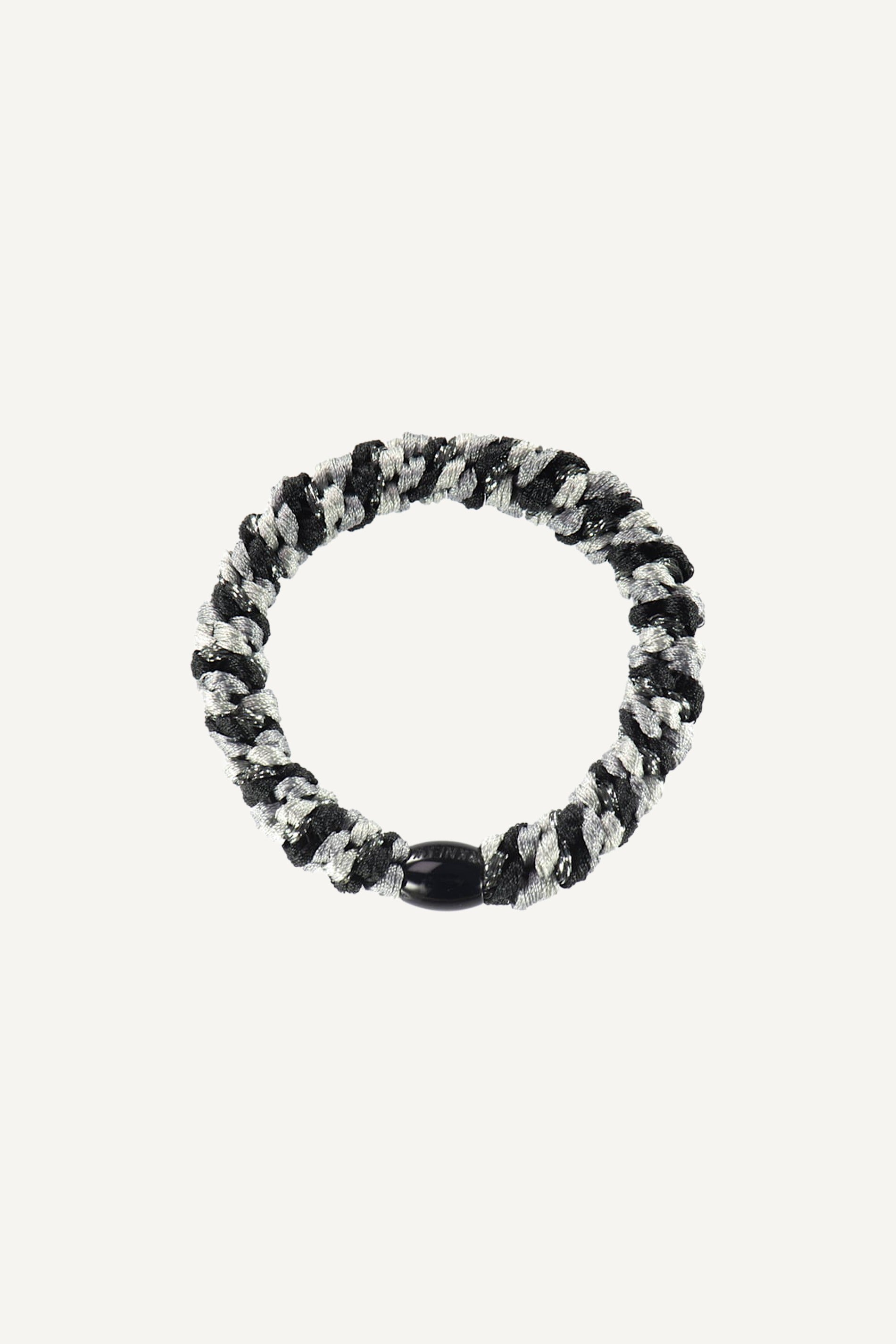 Mix Black-Gray glitter - Two-tone stripe