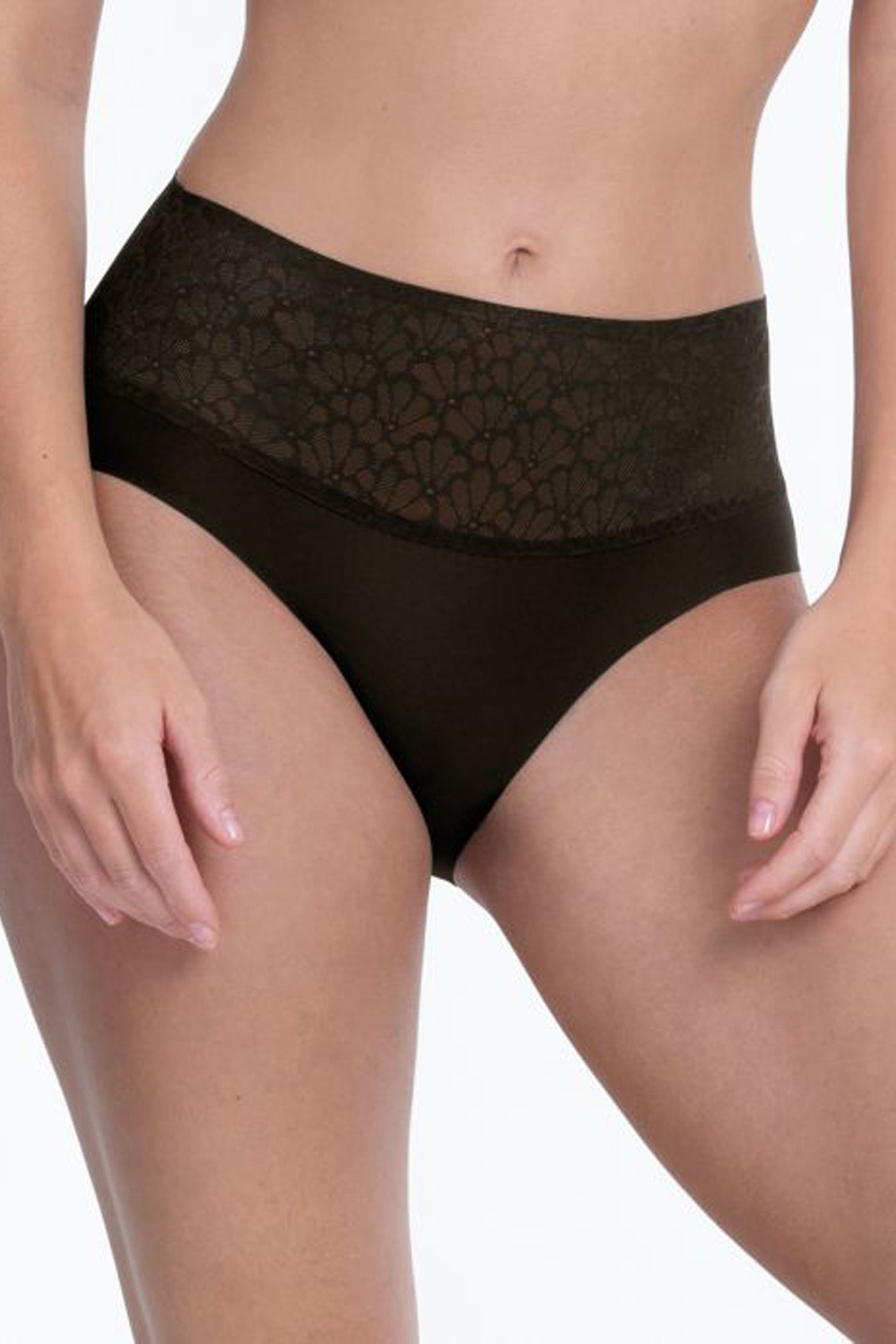 High Waist - schwarz