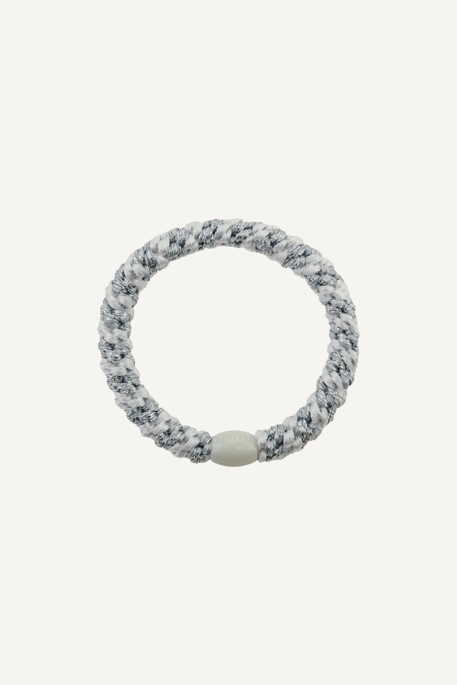 White silver glitter Stripe  - Two colored stripe
