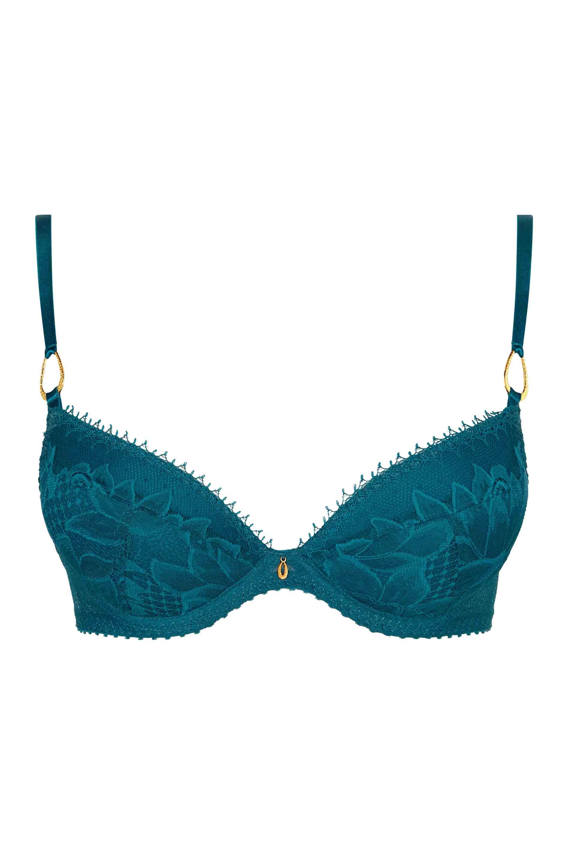 PLUNGE PADDED BRA - DRAGONFLY / fs