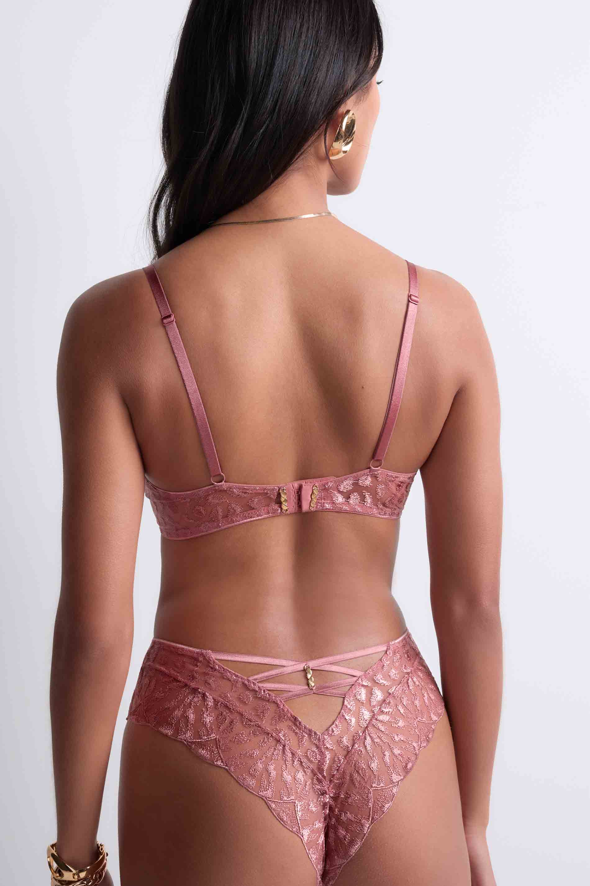VERY HIGH BRIEF - WARM PINK / back