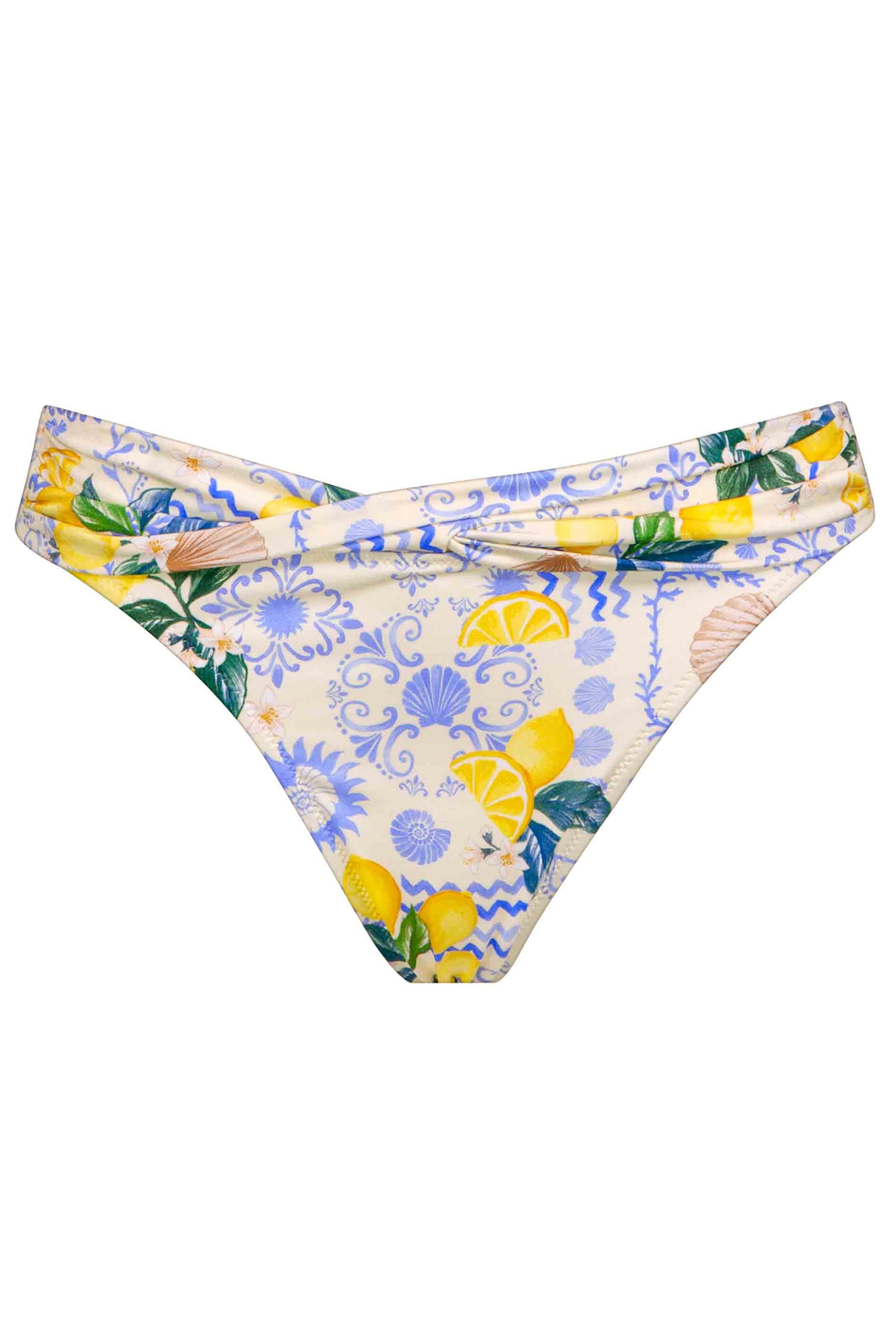 BIKINI SLIP - LEMON TILE / fs