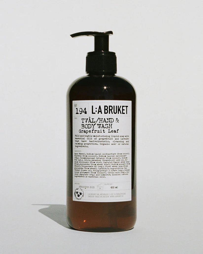 L:a Bruket No. 194 Liquid Soap Grapefruit Leaf