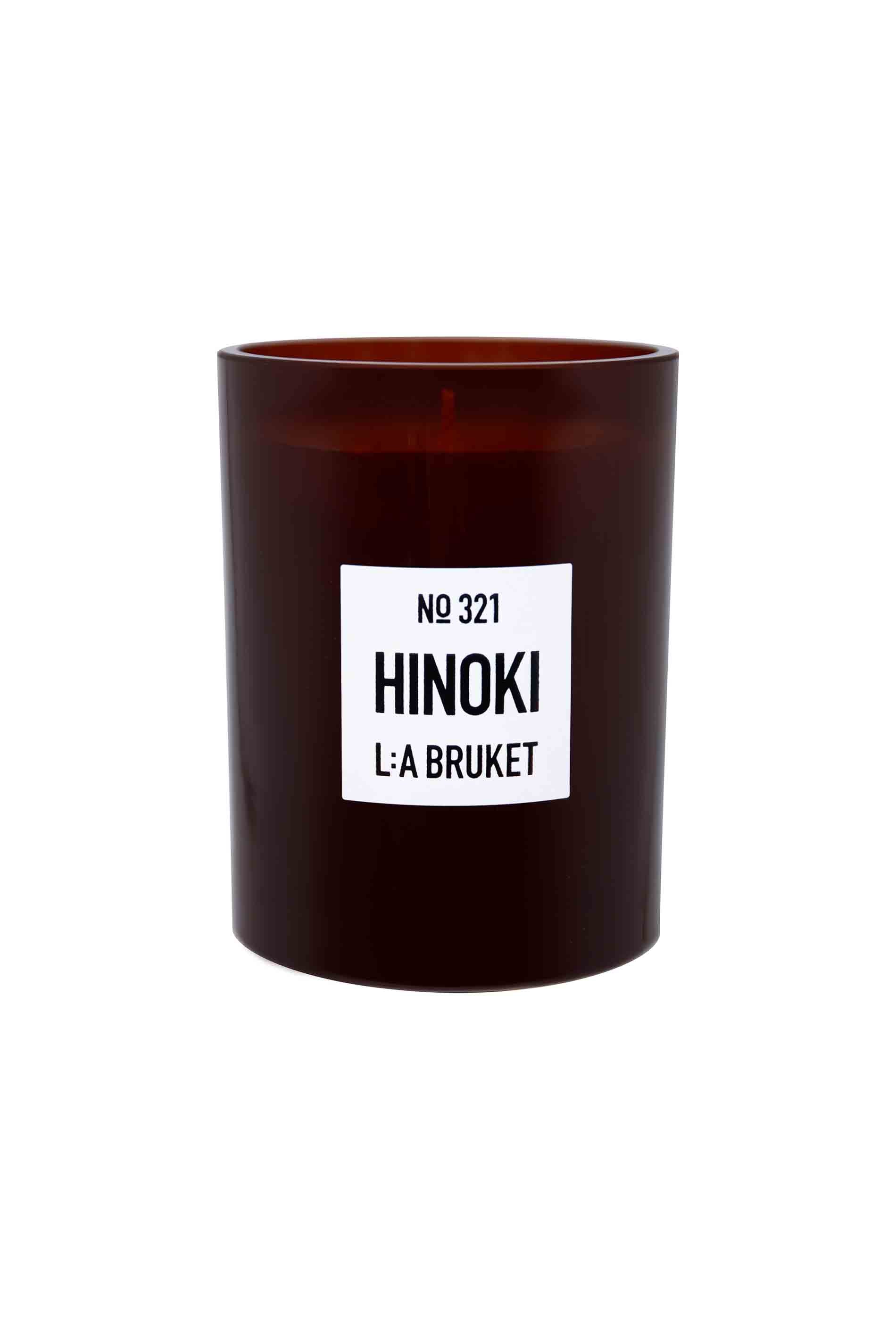 L:a Bruket No. 321 Candle Hinoki, Duftkerze 260g