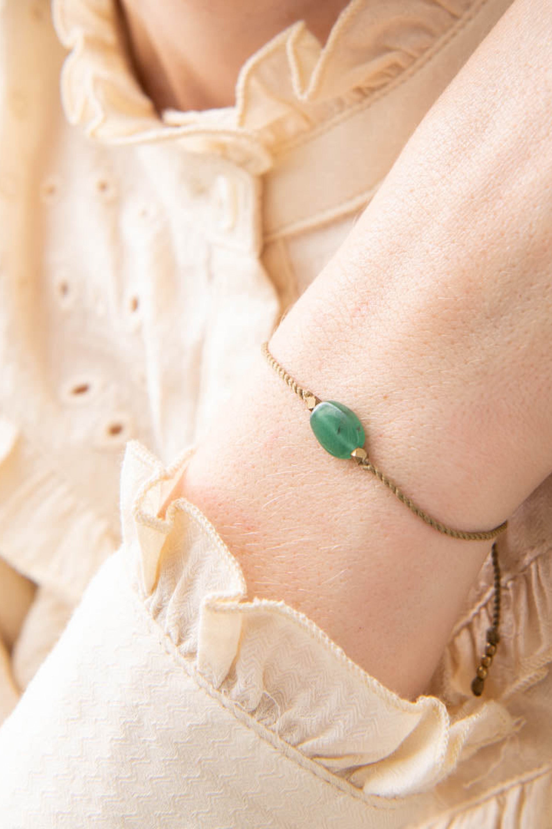 Gemstone card - aventurine
