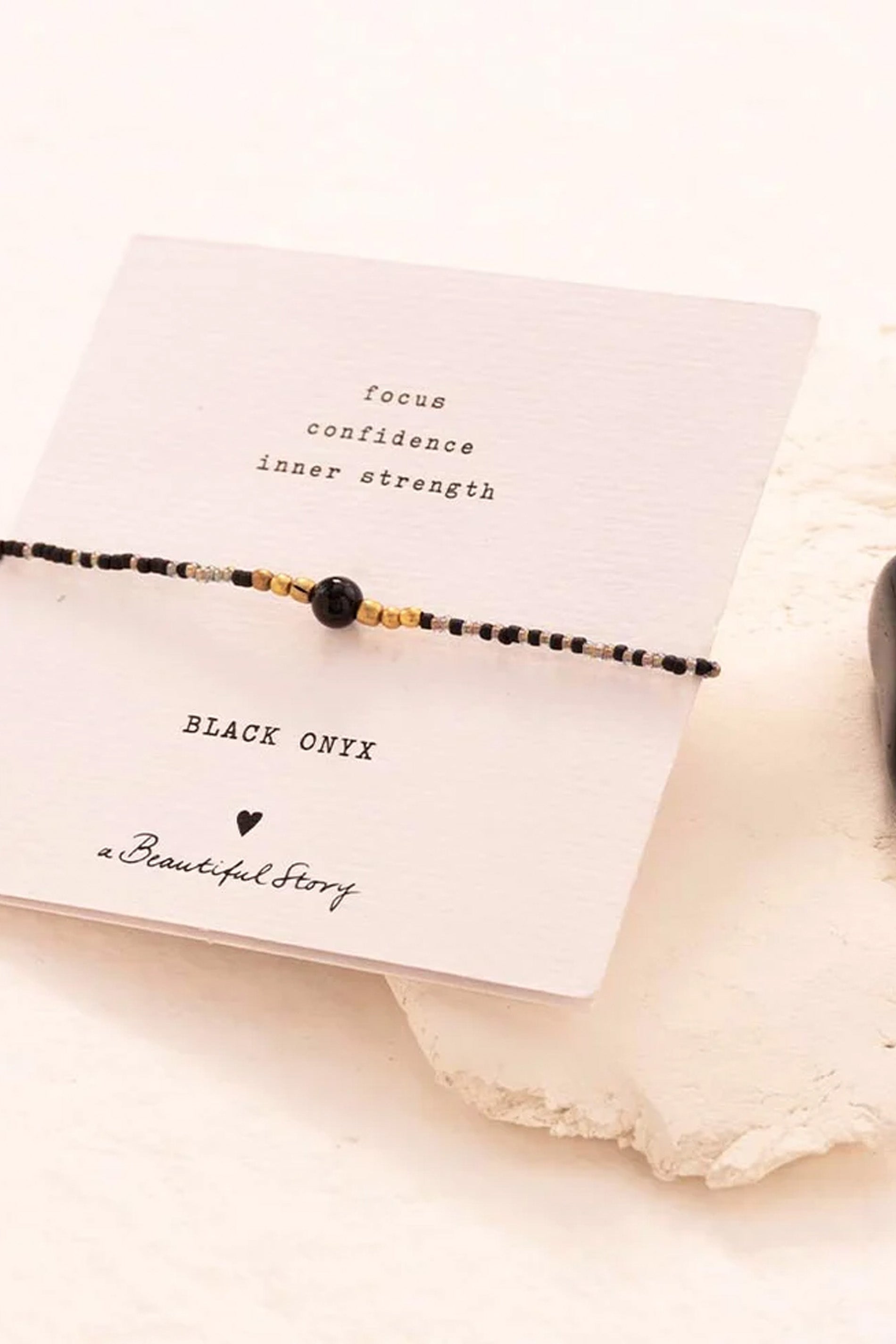 Iris Card Black Onyx - black