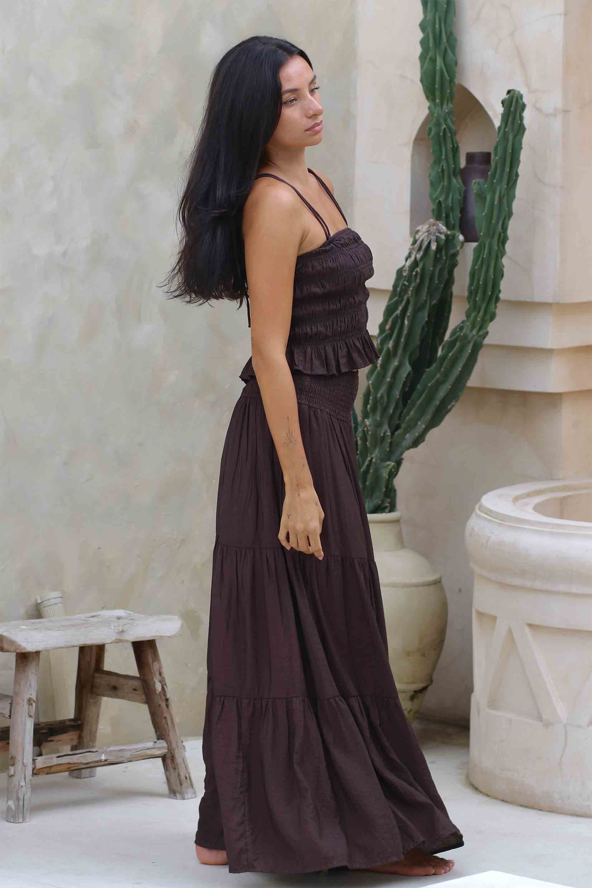 Skirt Camelia - Choco