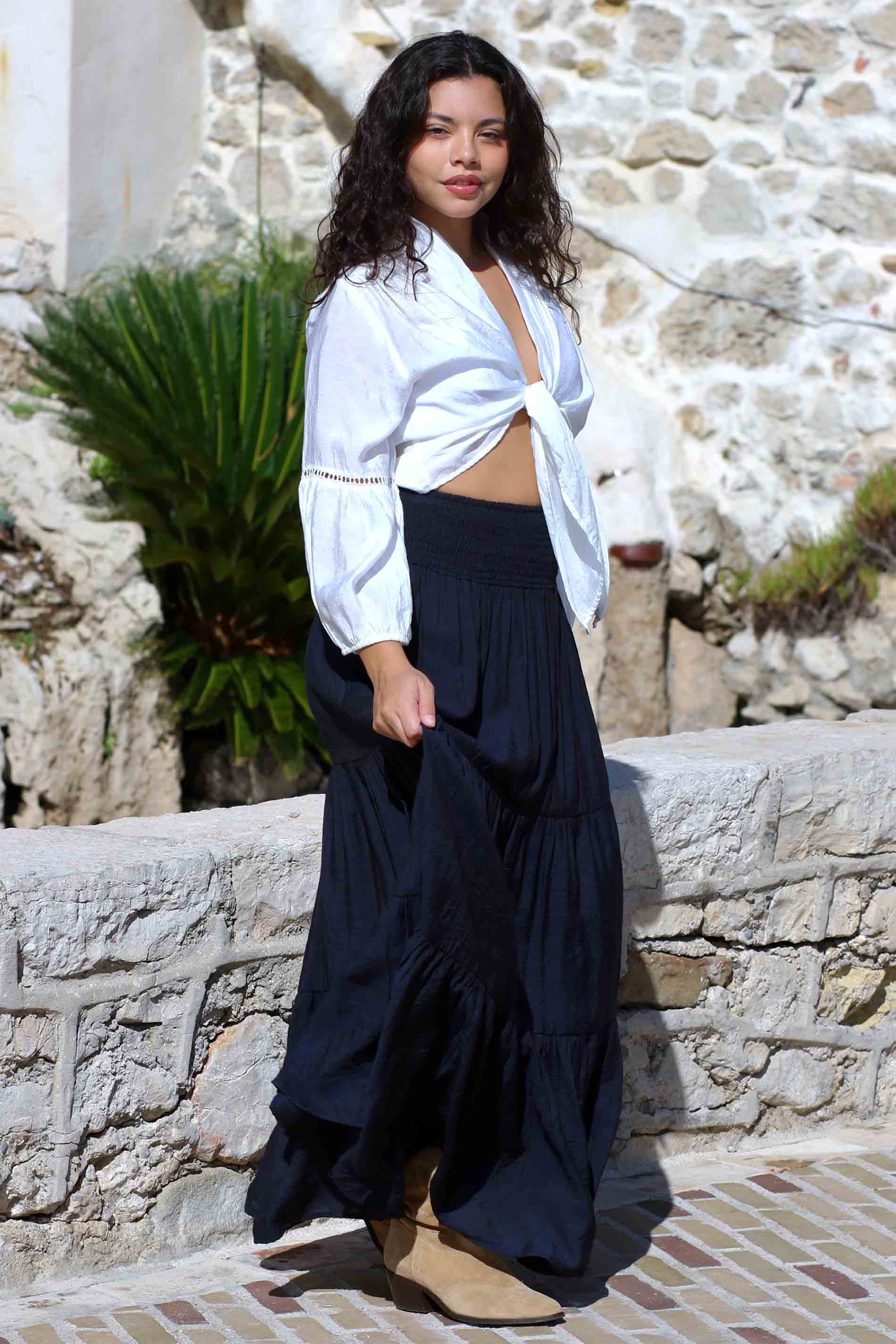 Skirt Camelia - Ink