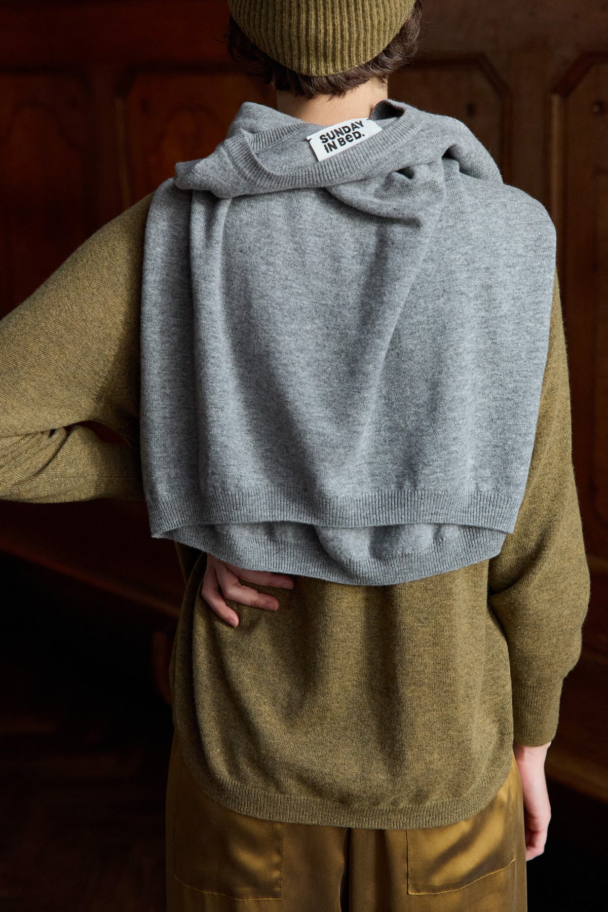 Pullover knit - cream melange