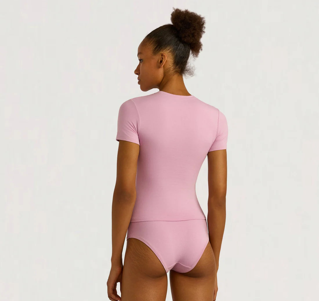 True heavy boxy tee - lavender mist