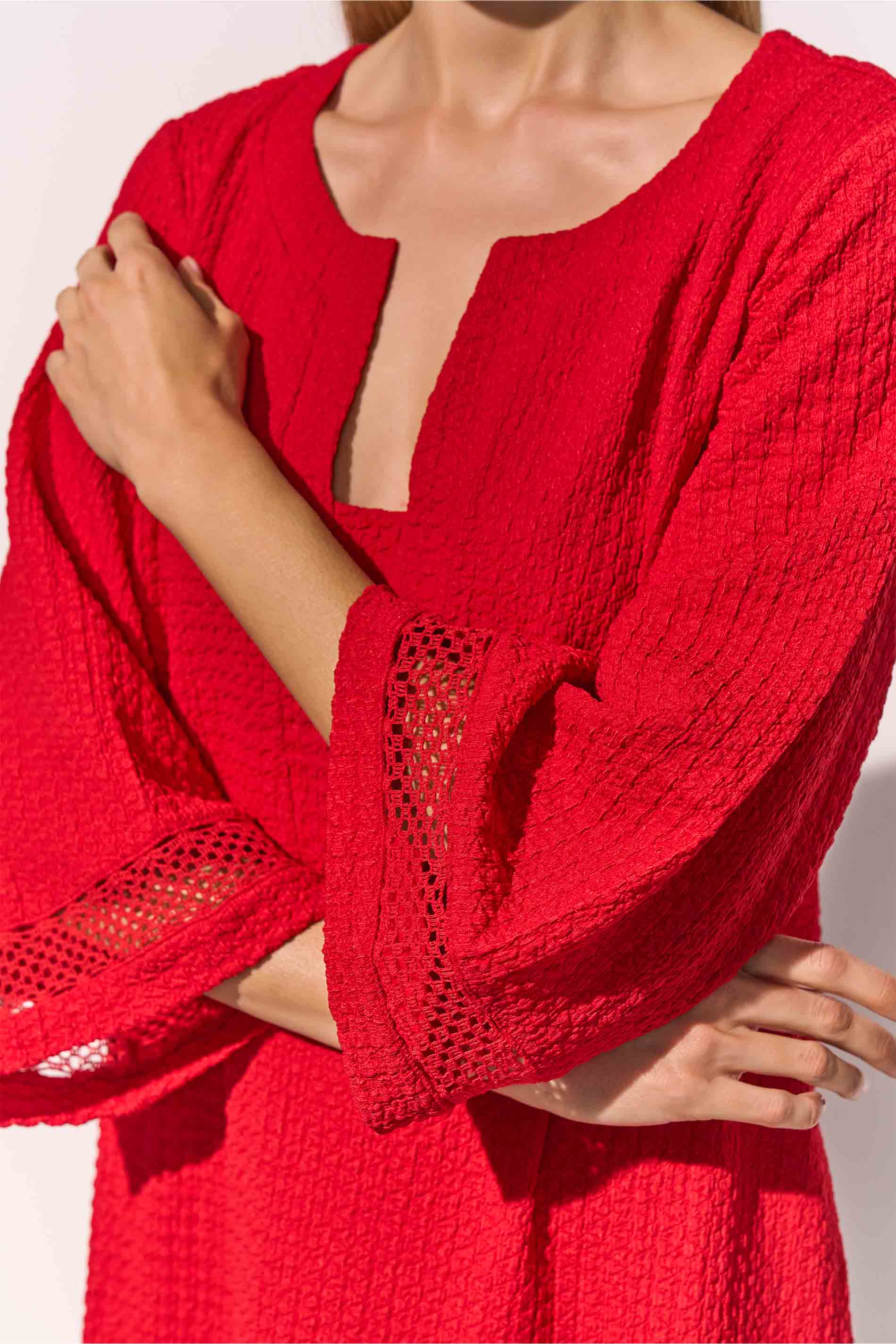TUNIC - ROUGE / detail01