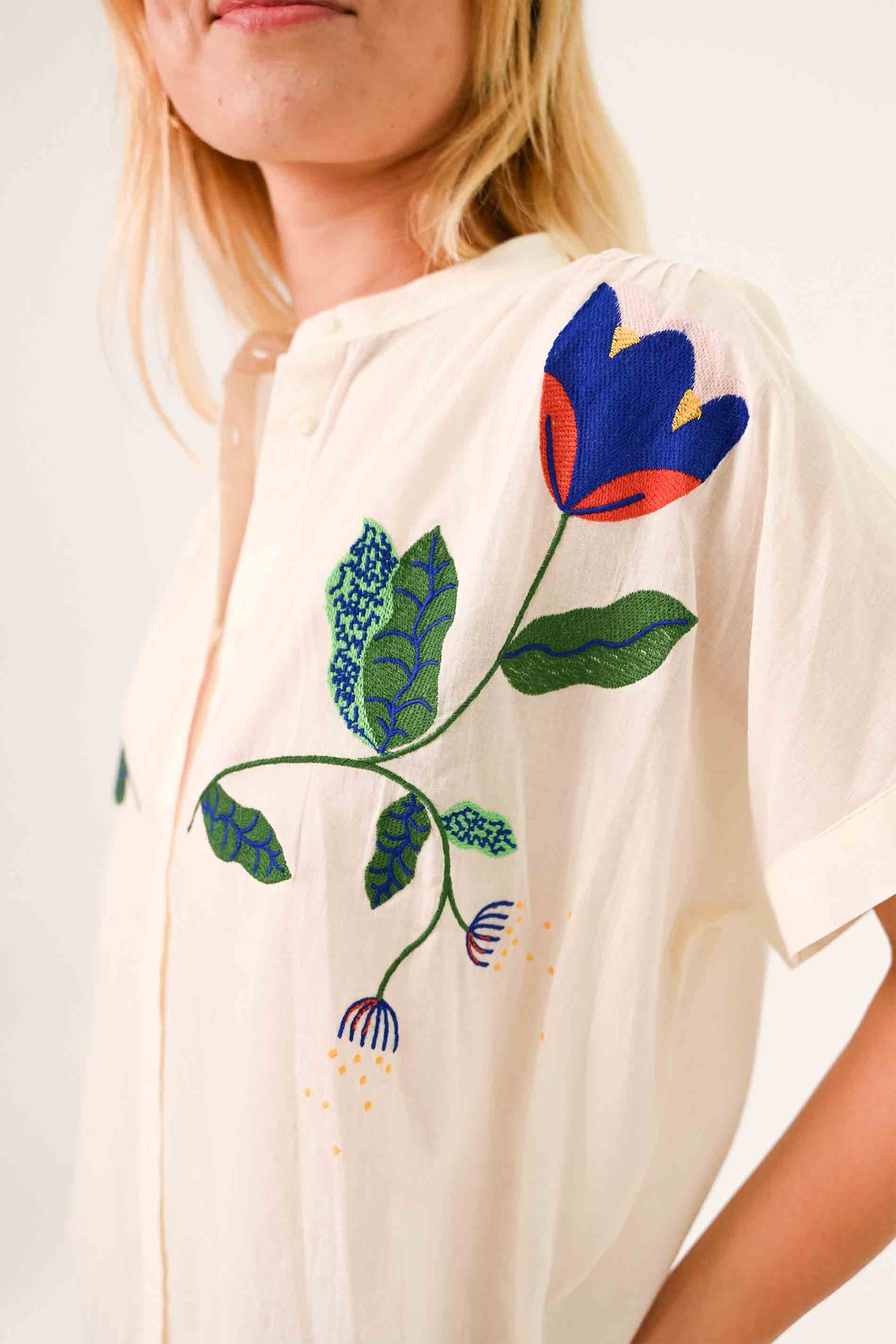 BLOUSE BRODEE - MULTICO / detail01