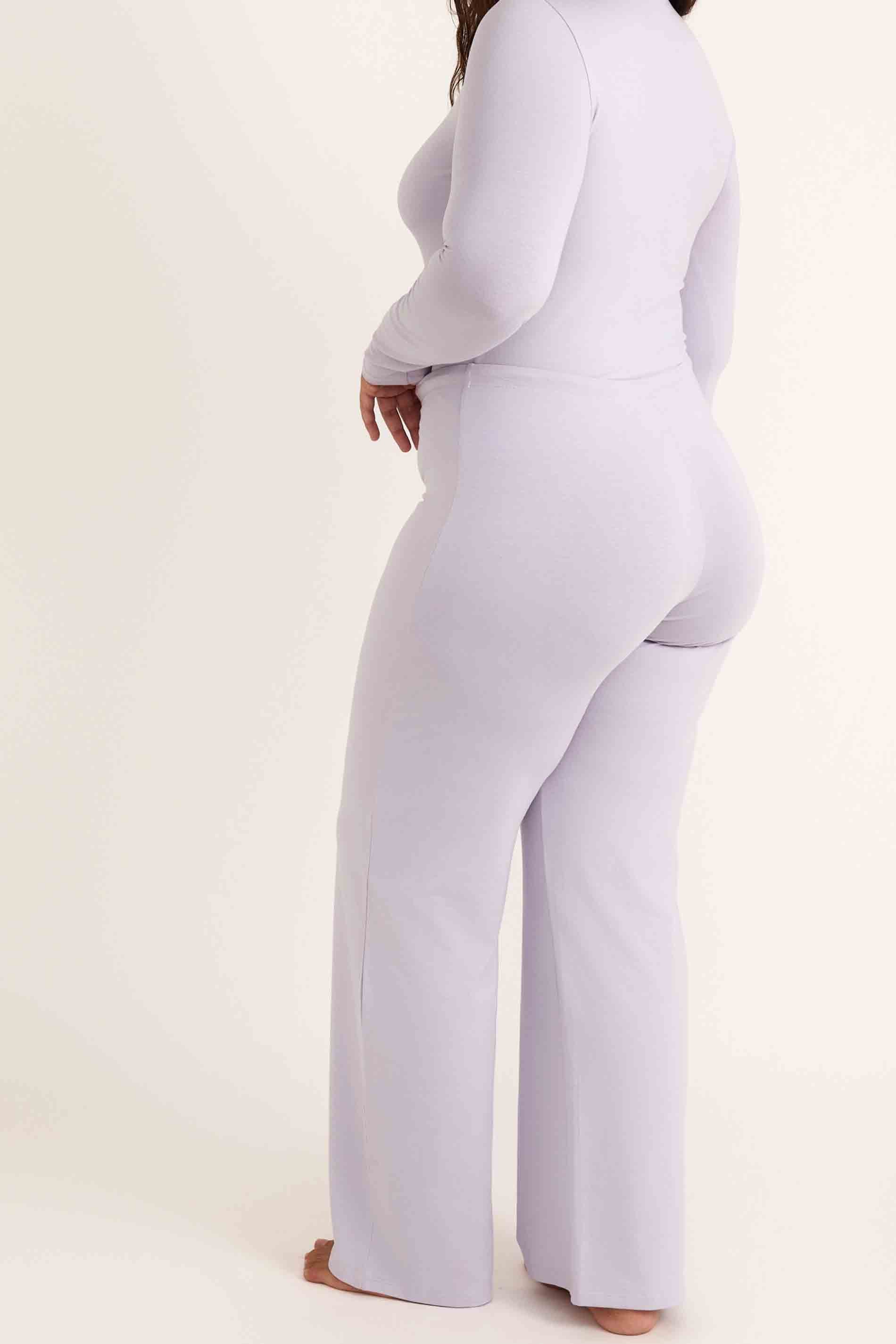 Everyday Regular Long Sleeve Tee - Soft Lilac / back