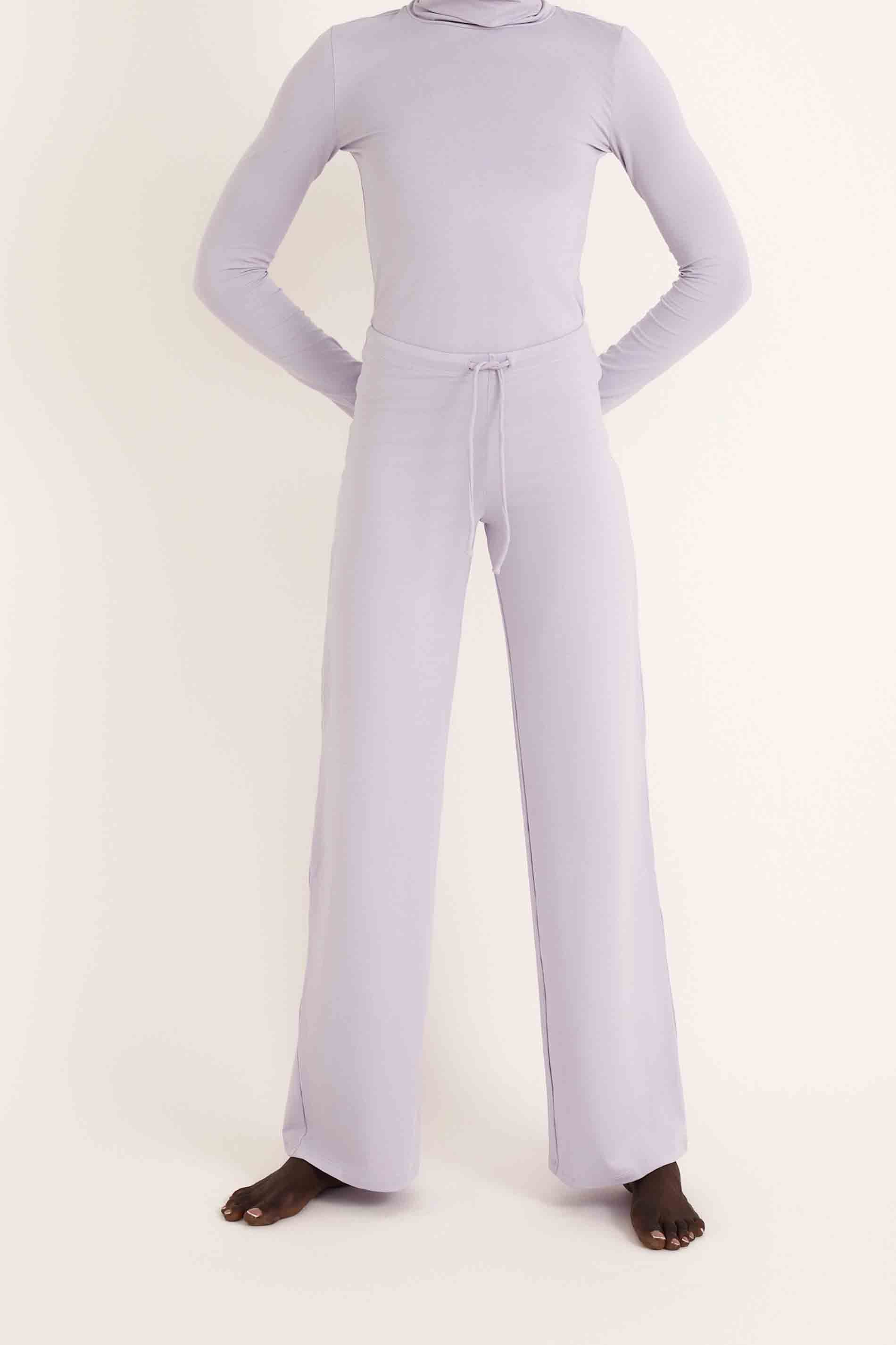 Everyday Straight Leg Pants - Soft Lilac / front