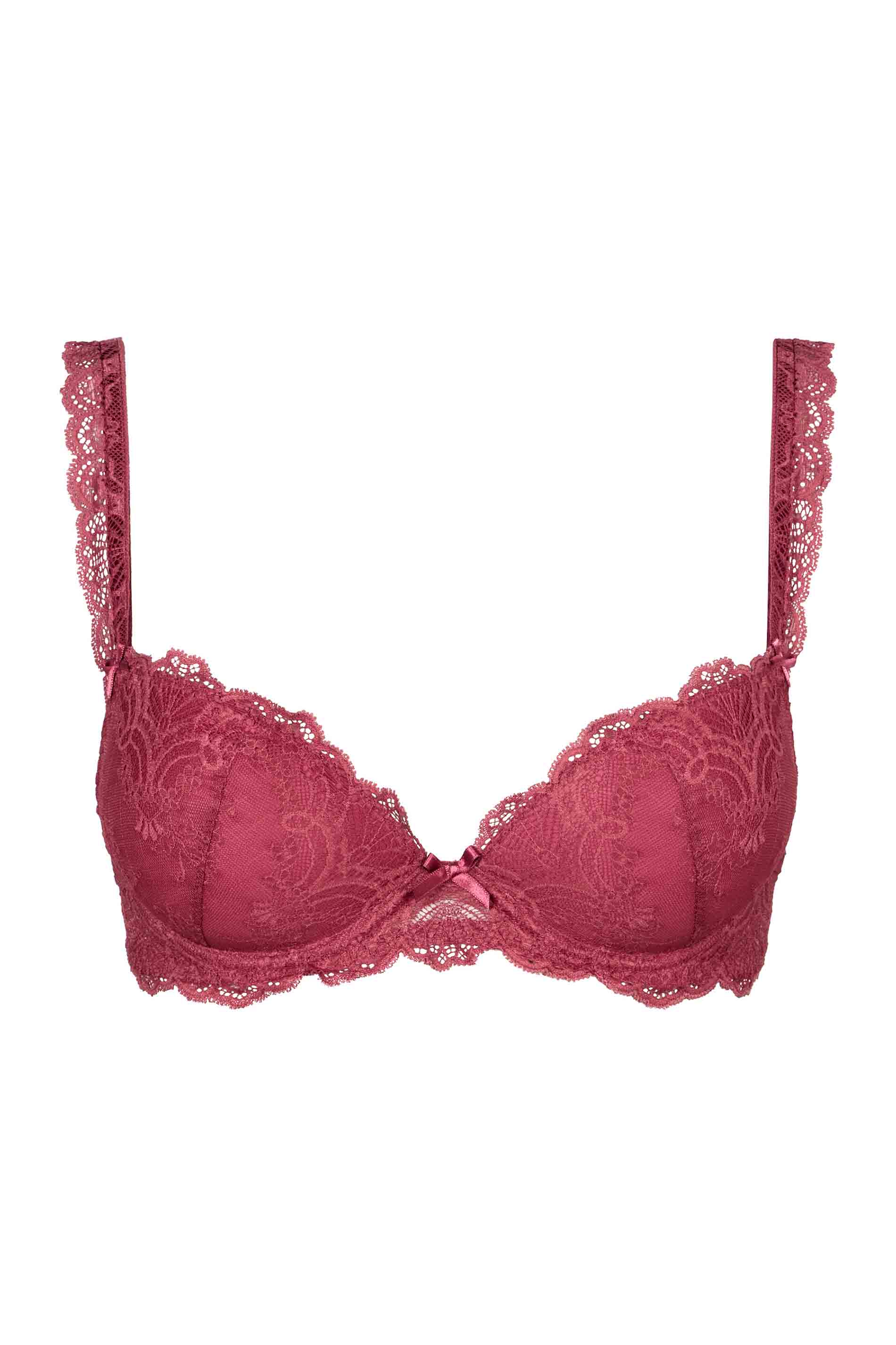 PLUNGE BRA - MULBERRY / fs