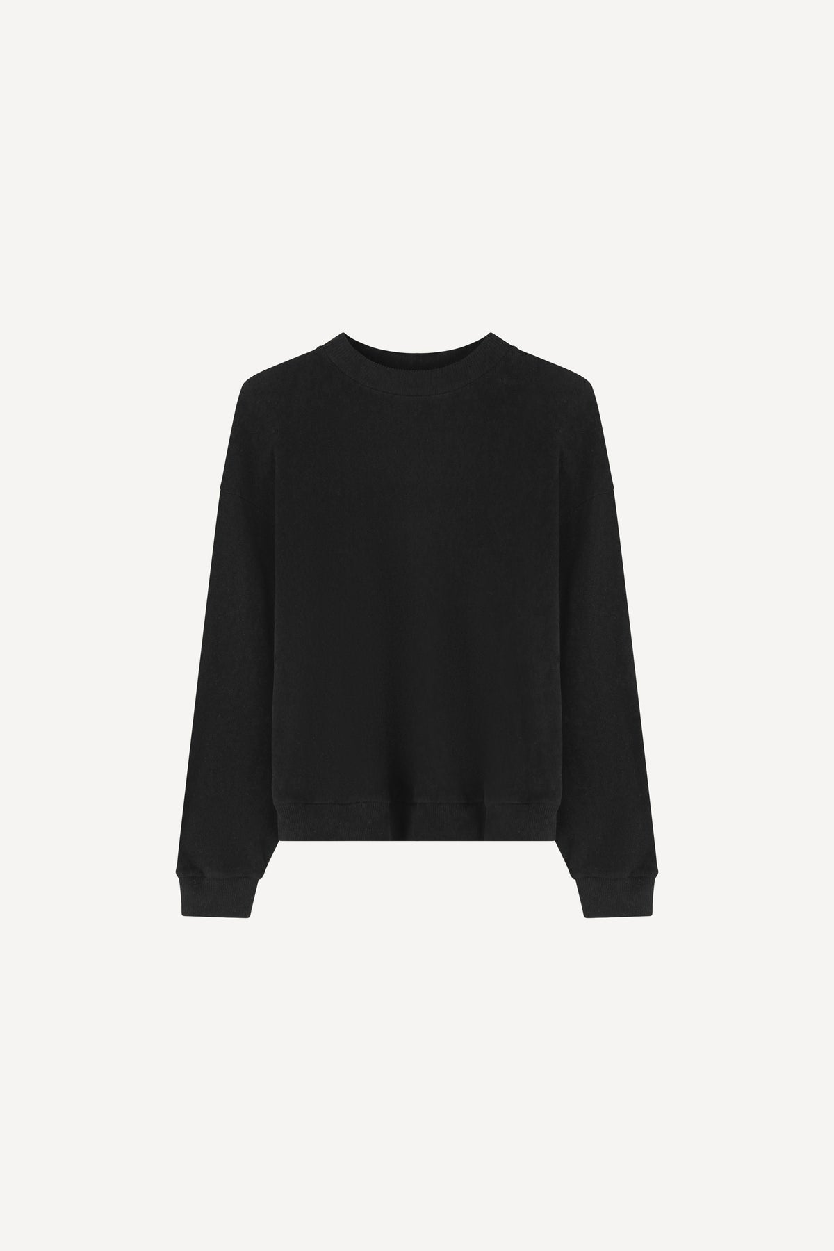 Women's top knitted - BLACK