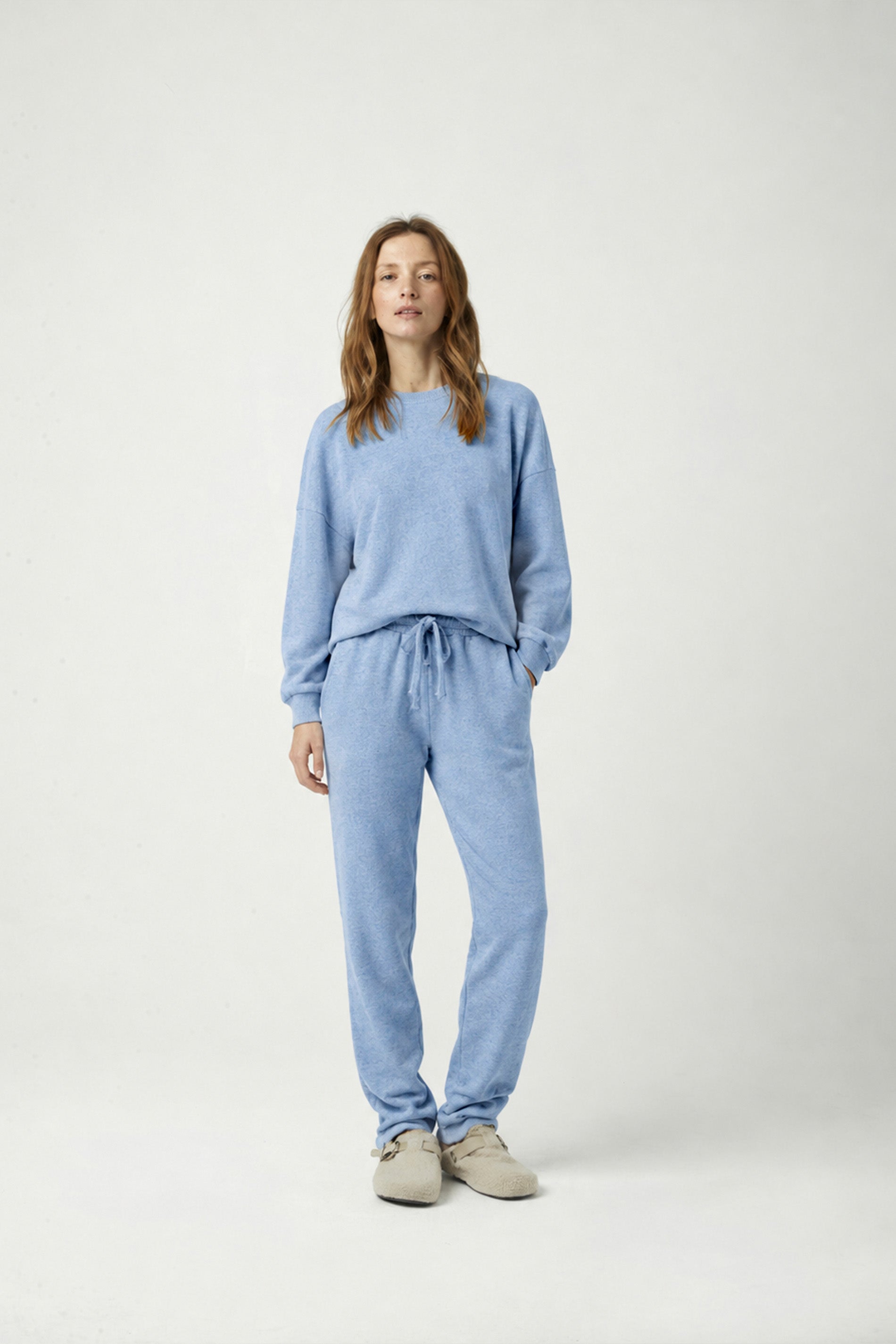 Women's top knitted - BLUE CHINE