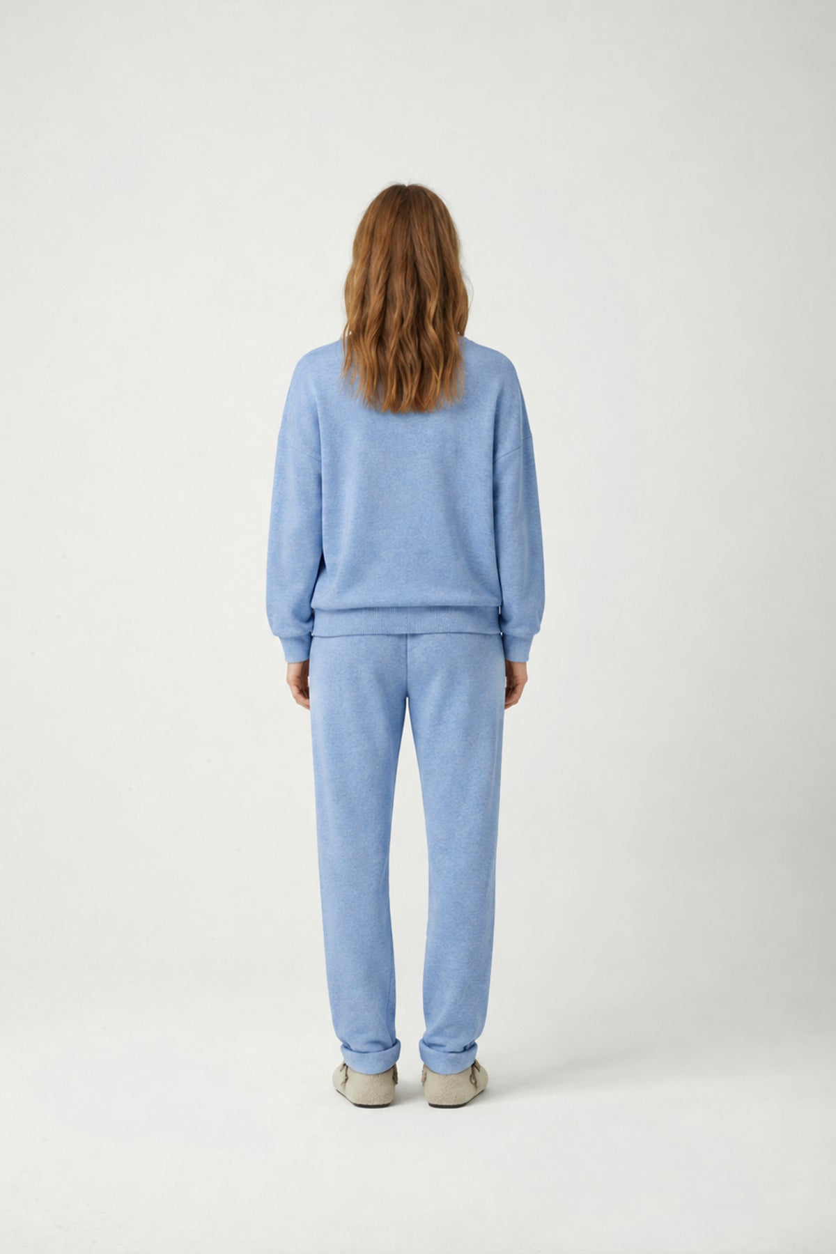 Women's top knitted - BLUE CHINE