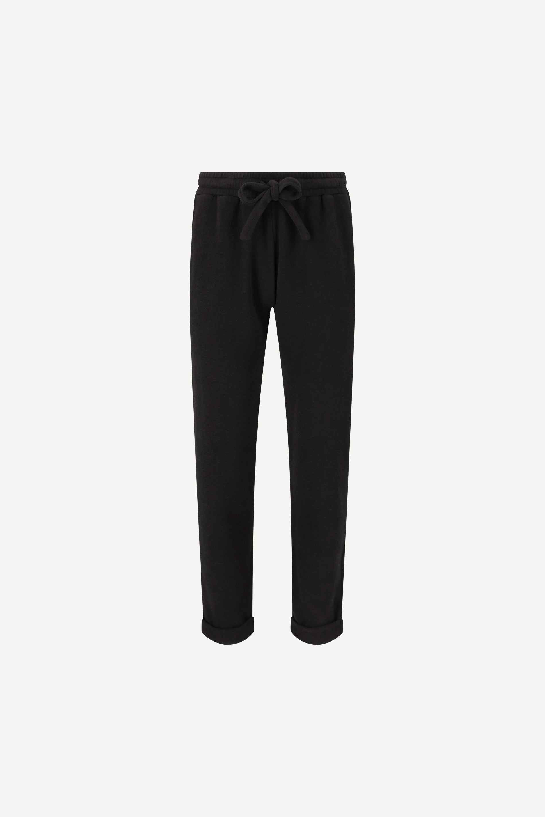 Women's pyjama pants knitted - BLACK