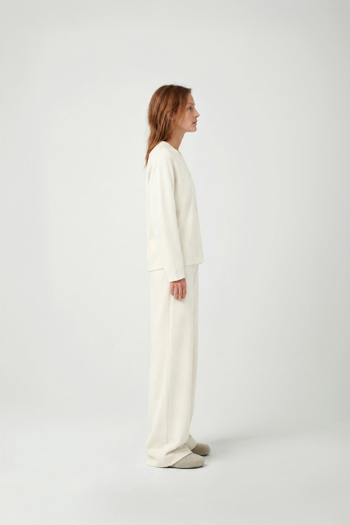 Women's pyjama knitted - IVORY