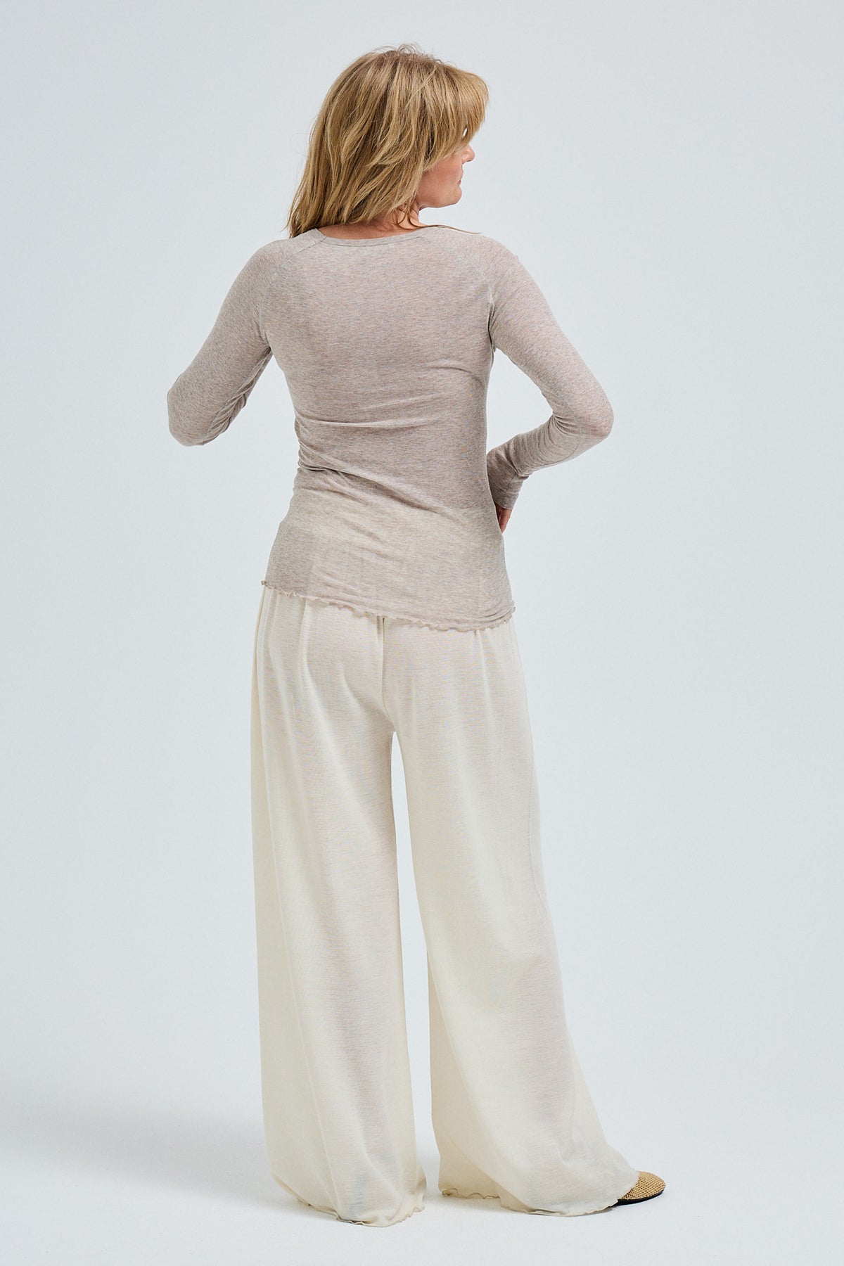 L/S T-Shirt Elvira - desert melange